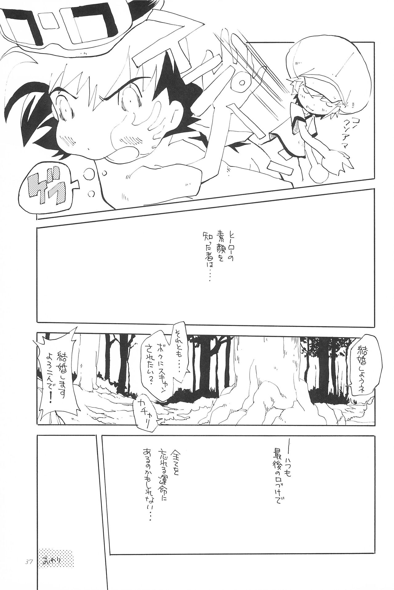 (HaruCC8) [Tairana Sora (Amano Manabu)] Koudou Gayoi (Digimon Frontier) page 39 full