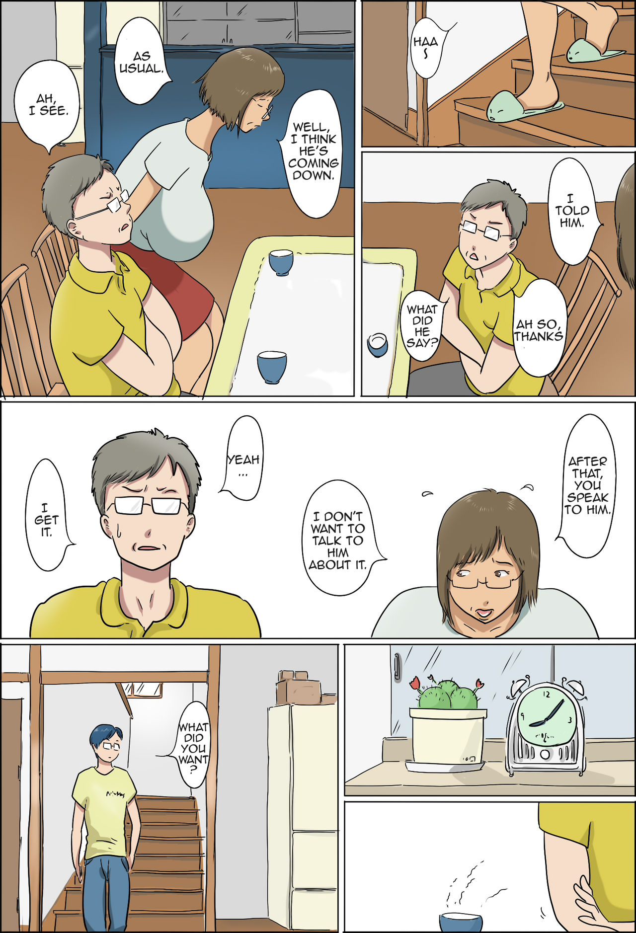 [Zenmai Kourogi] Haha to Musuko no Kazoku Seikatsu | Family Life of Mother and Son [English] [Amoskandy] page 3 full