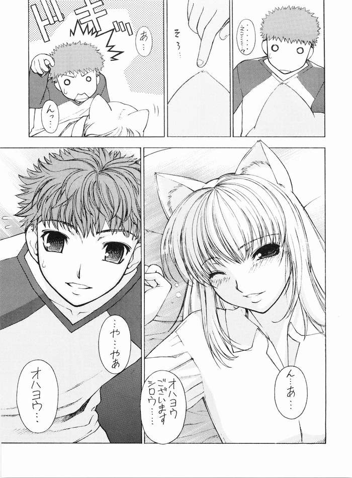 (C67) [Sanazura Doujinshi Hakkoujo (Sanazura Hiroyuki)] Nekomimi Fate (Fate/stay night) page 6 full