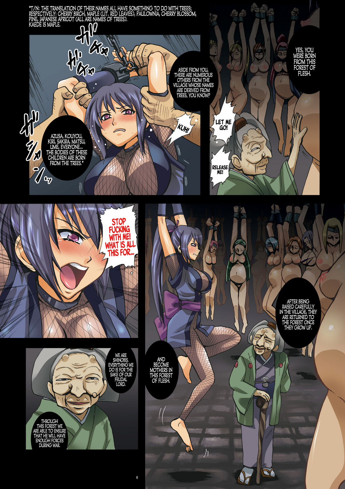 [Modaetei] Onna NikuRin ~ Kunoichi kakuchou haramase sousaku manga ~ (ENG) =LWB= page 6 full