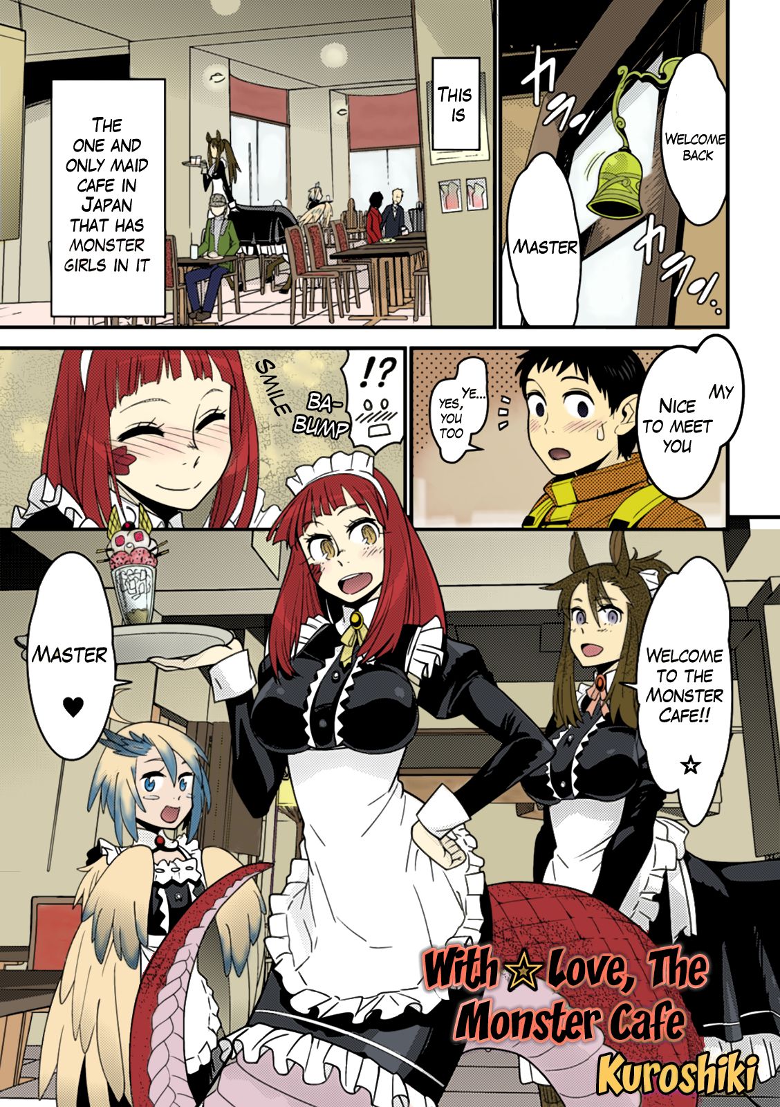 [Kuroshiki] Mon Cafe Yori Ai o Kominute | With Love, the Monster Cafe (Bessatsu Comic Unreal Monster Musume Paradise Vol. 4) [English] [Colorized] [Decensored] [Digital] page 17 full
