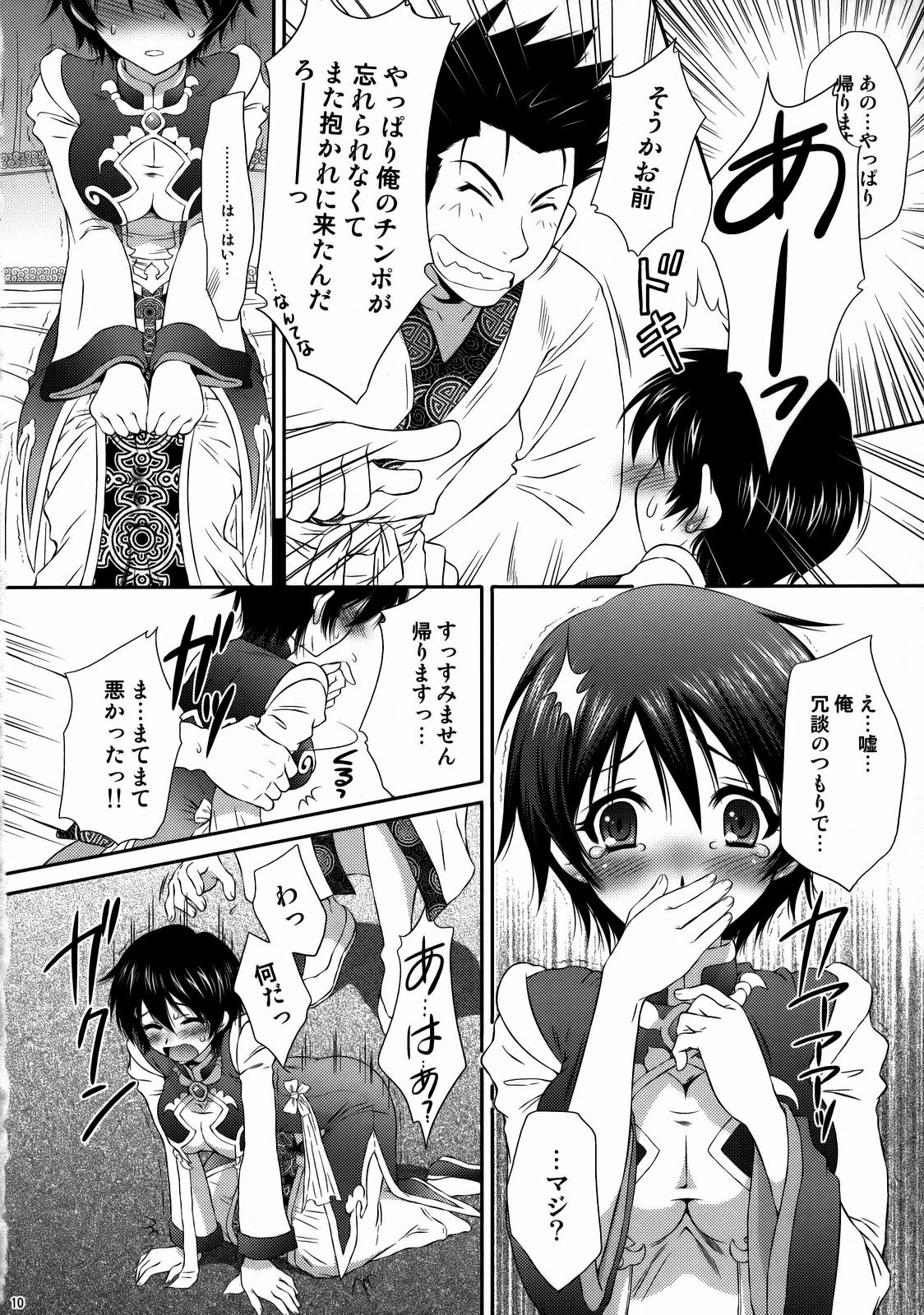 [U.R.C (Momoya Show-Neko)] Himitsu no Rikuson-chan (Dynasty Warriors) page 9 full