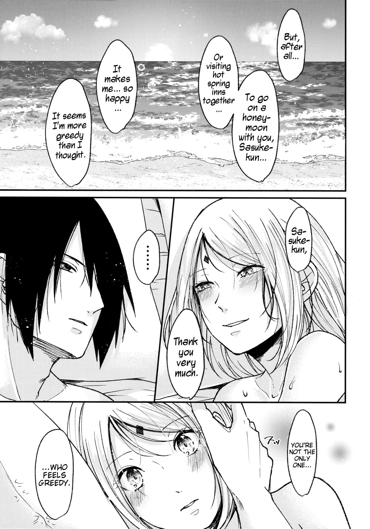 (C94) [Togijiru (OhRin)] Honeymoon Beach (Naruto) [English] page 37 full