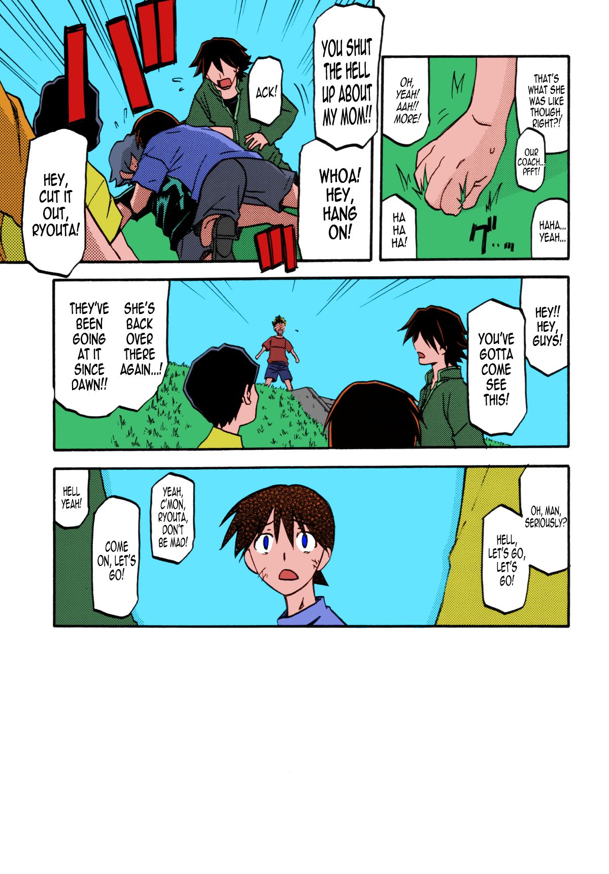 (C84) [Sankaku Apron (Sanbun Kyoden, Umu Rahi)] Akebi no Mi - Yuuko [English] [B.E.C. Scans] [Colorized] page 21 full