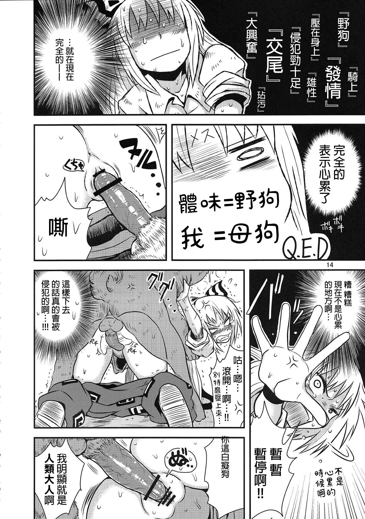 (Reitaisai 9) [Fugodoku (Katou Fuguo)] SURUDAKE San. (Touhou Project) [Chinese] [沒有漢化] page 13 full