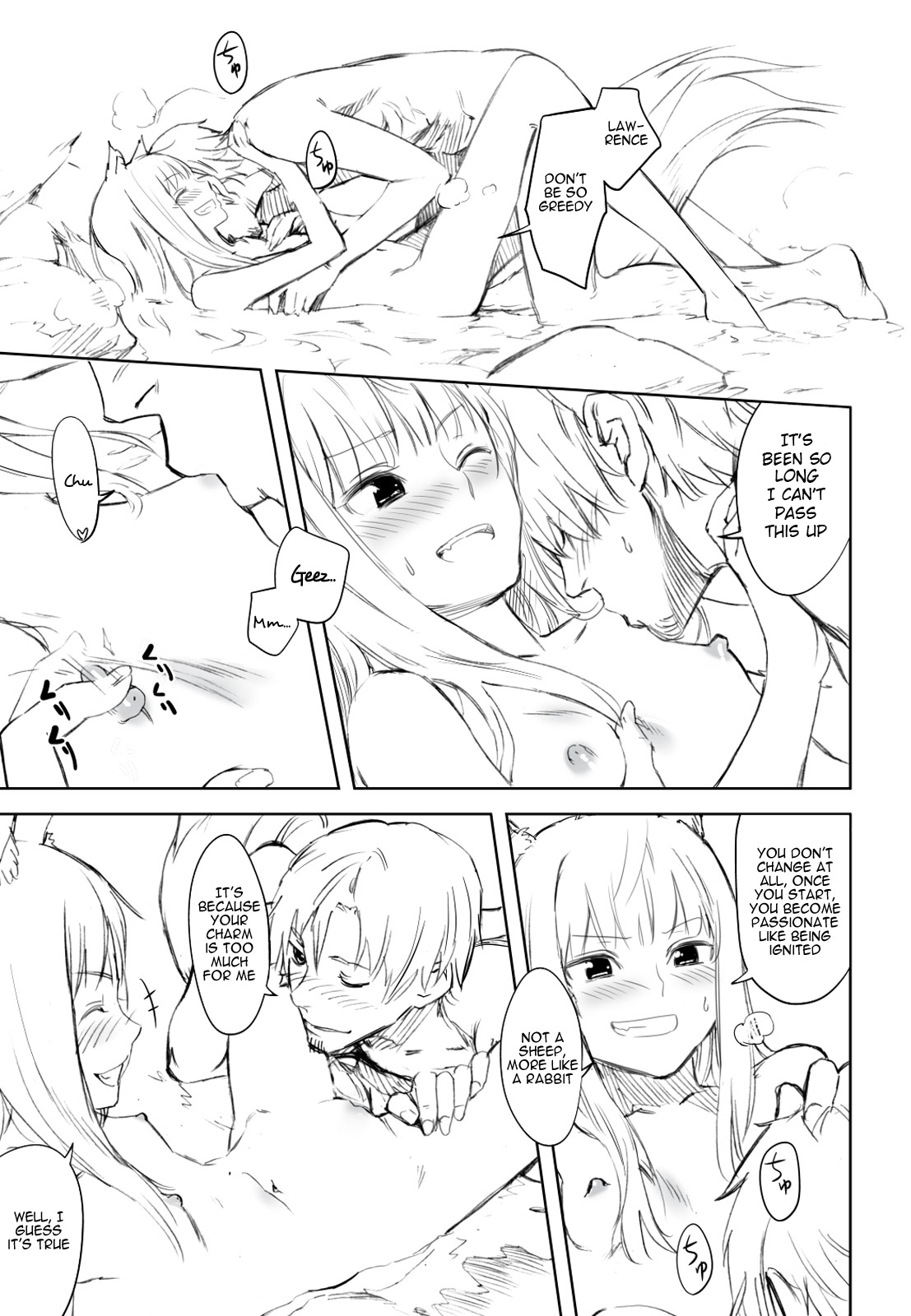 (C83) [Ajisaidenden (Kawakami Rokkaku, Takanashi Rei)] Harvest II (Spice and Wolf) [English] [VLtrans] [Decensored] page 50 full