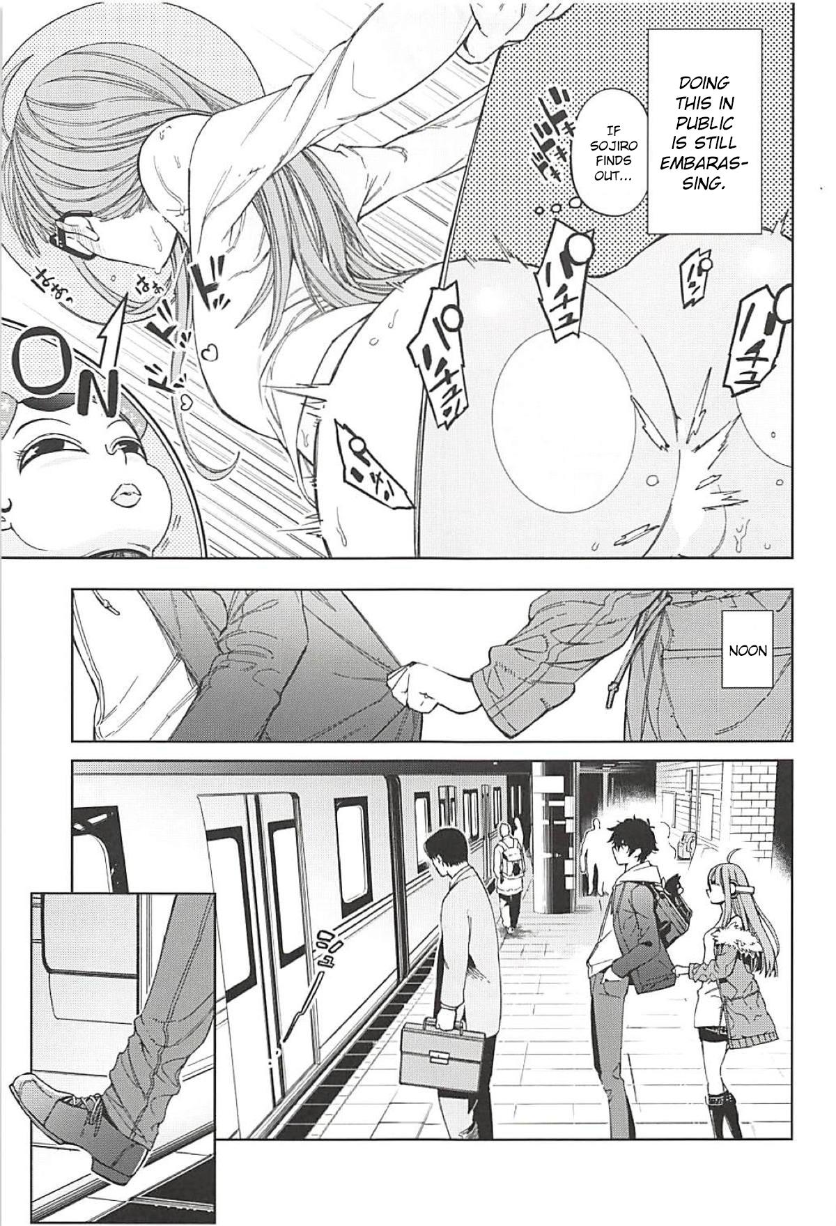 (C94) [Kindergarten (Hobo3)] Futaba to Kareshi no Ecchi na Ichinichi (Persona 5) [English] [CrowKarasu] page 4 full