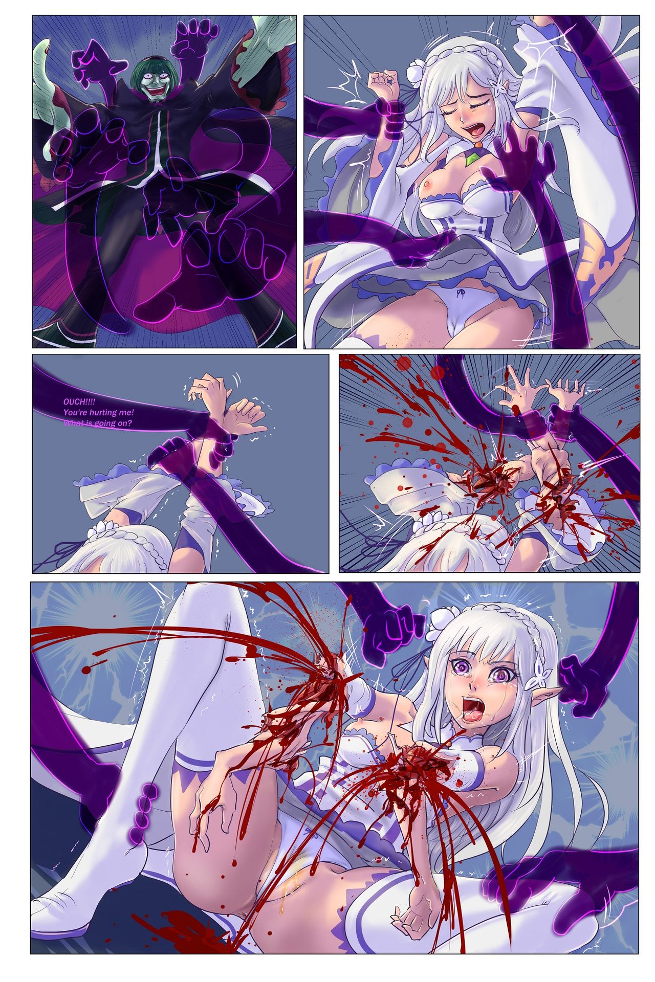 [AyaSwan] DEATH RAPE OF EMILIA (Re:Zero kara Hajimeru Isekai Seikatsu)[Chinese][基德漢化組] page 7 full