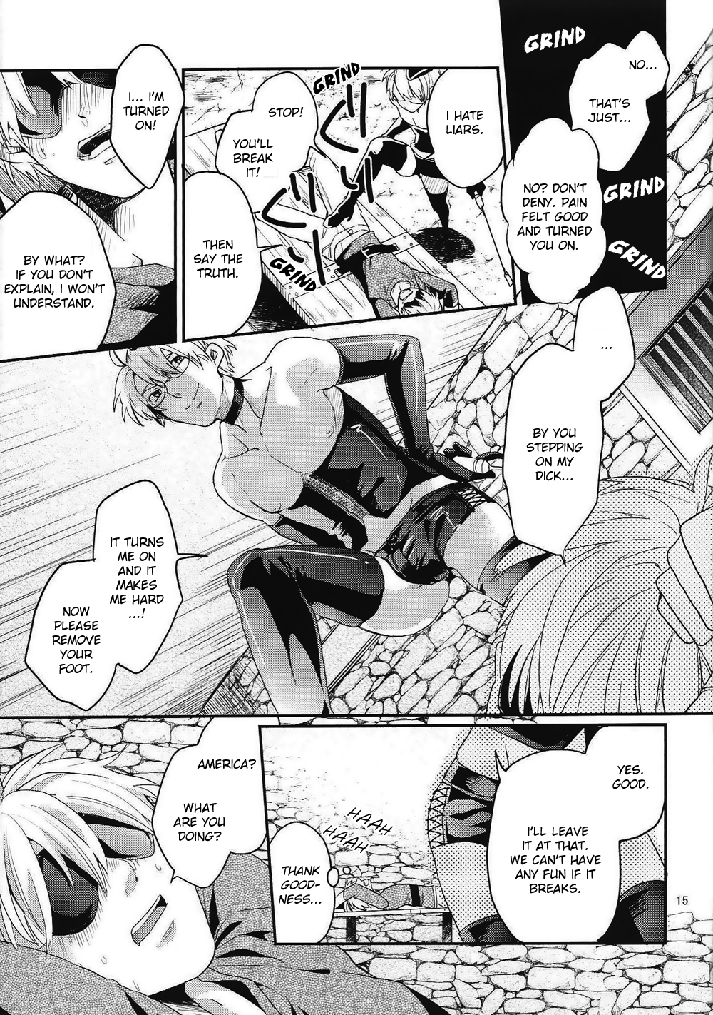 [Mocha+CCC (amy*MARINE)] Damn! My Dominatrix Boyfriend Is Gonna Awaken Something in Me (Hetalia: Axis Powers) [English] page 14 full