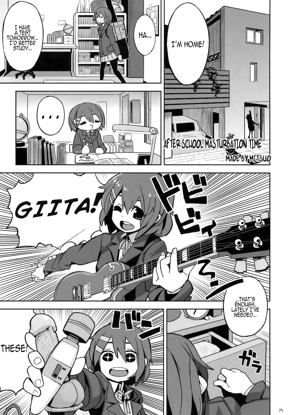 (C81) [Jishaku no Sunaba (Porosuke)] Yui Azu Tinpo Mugi Anal + Omakebon (K-ON!) [English] [Kamikakushi] page 20 full