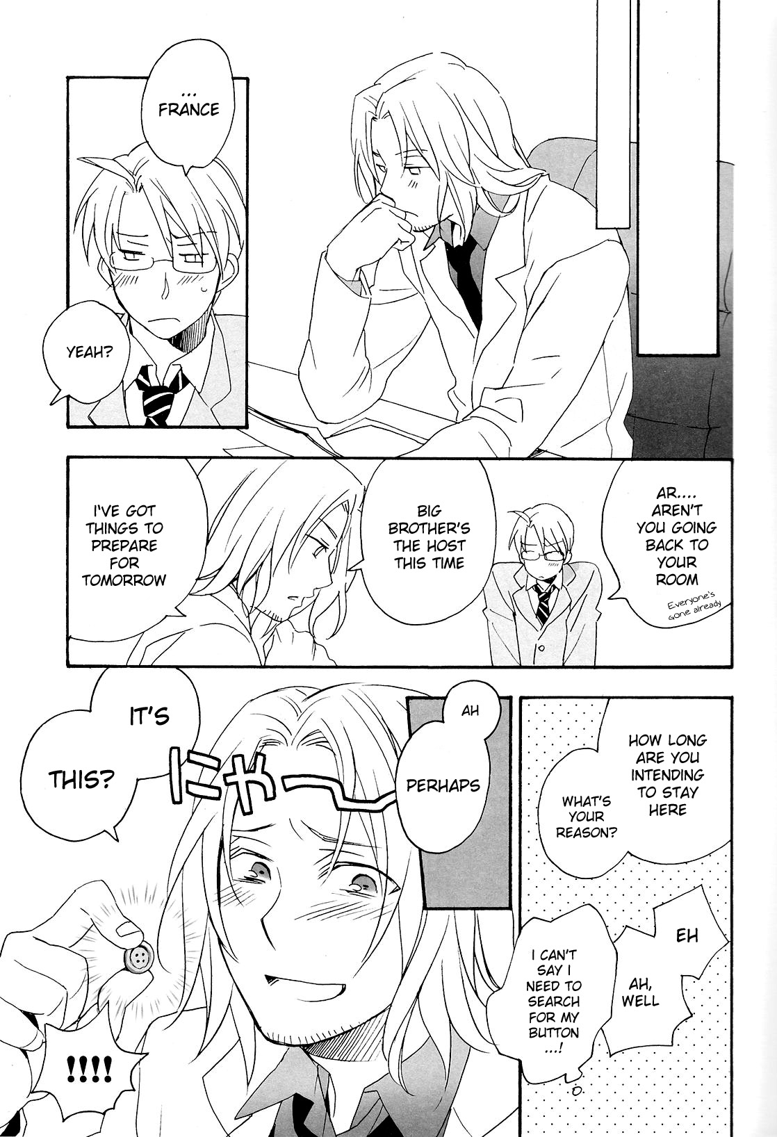 [Hobihobi (Iwaki Soyogo)] Kyouiku-jou, Yoroshiku nai Koto (Hetalia: Axis Powers) [English] page 6 full