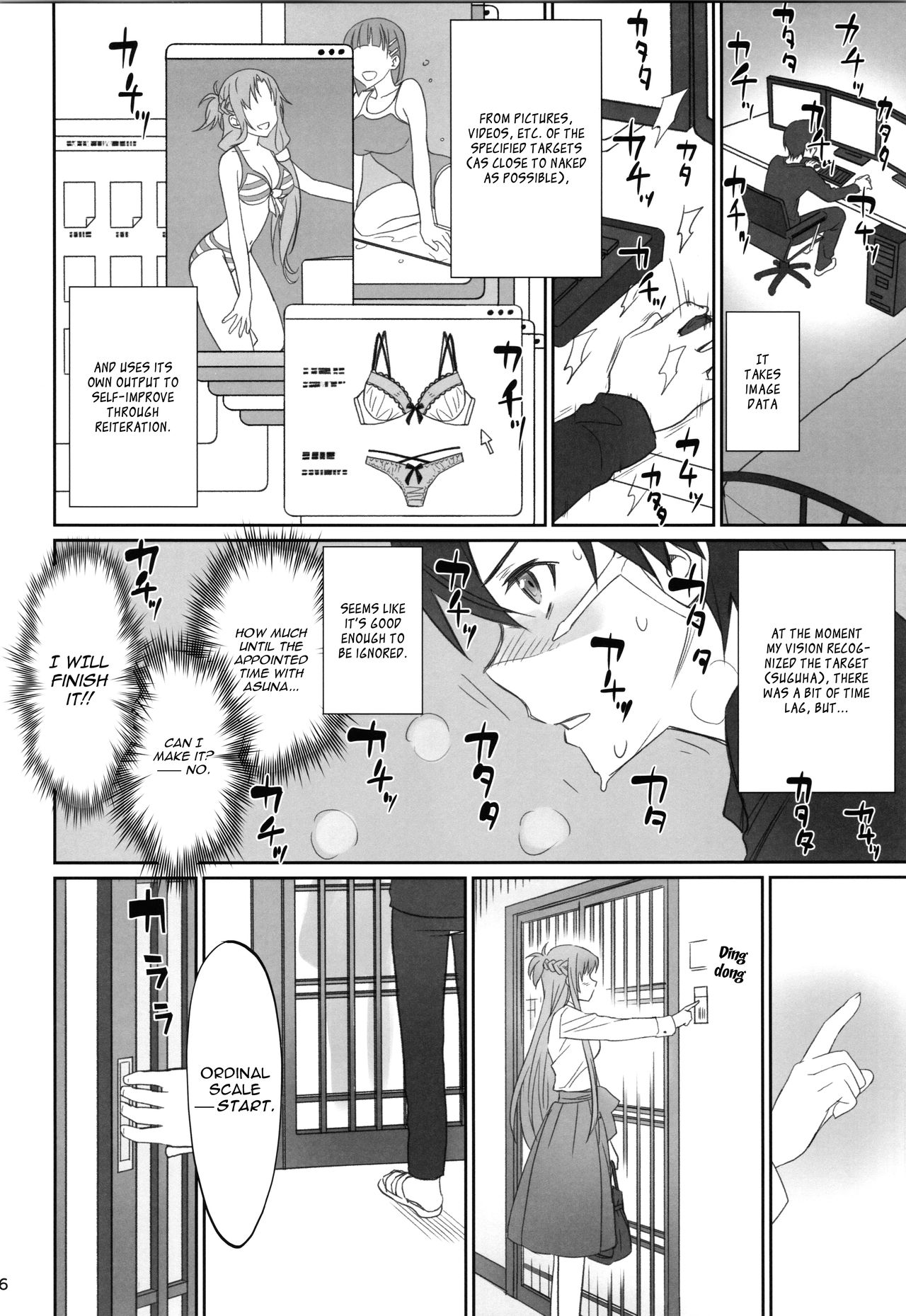 (C92) [Bloody Okojo (Caviar, Mojyako)] Voyeuristic Disorder (Sword Art Online) [English] [EHCOVE] page 5 full