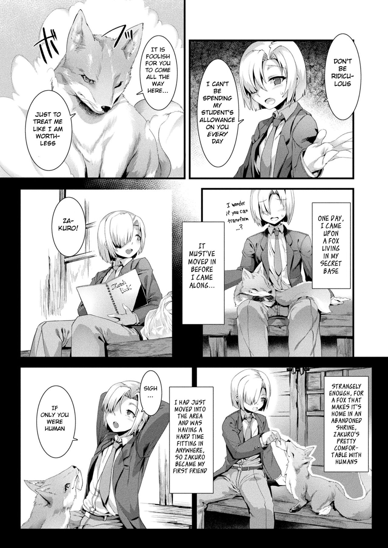 [Harigane Shinshi] Houkago Bakegitsune (COMIC Unreal 2020-08 Vol. 86) [English] [BSN] [Digital] page 2 full