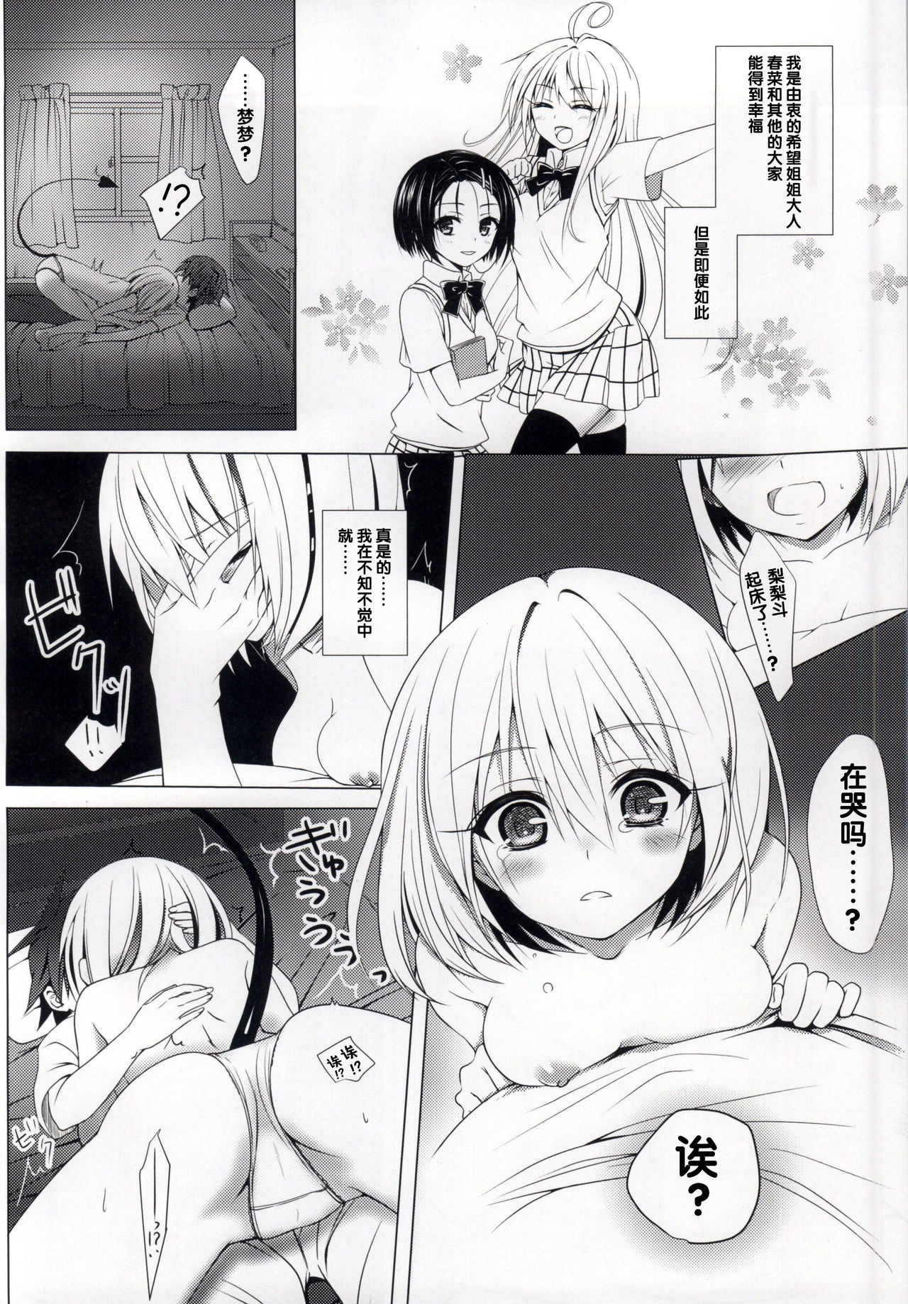 (C86) [Yukisizuku (Naganeko)] MOMO To LOVEru (To LOVE-Ru) [Chinese] [靴下汉化组] page 4 full