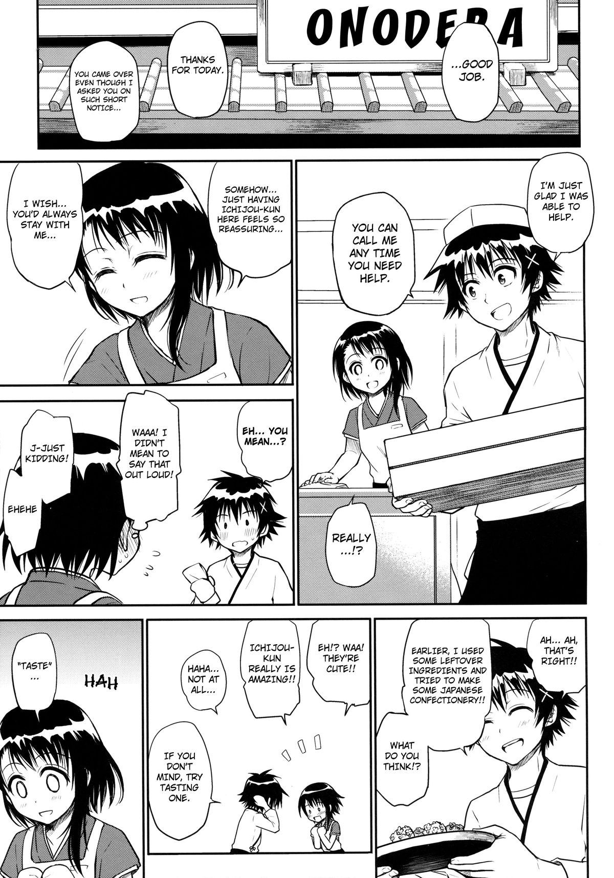 (C85) [Takumi na Muchi (Takumi na Muchi)] Onodera-san Today Again (Nisekoi) [English] page 7 full