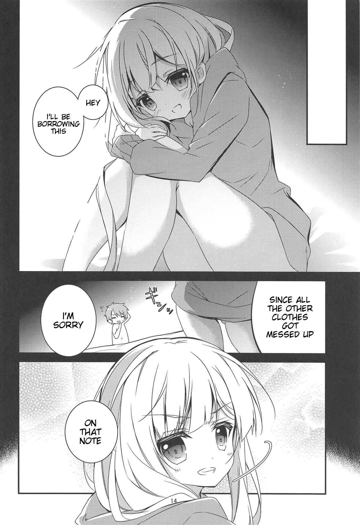 (C91) [Momo no Kanzume (Nanamomo Rio)] Cagliostro wa Sekaiichi Kawaii kara XXX Shite mo Ii yo ne (Granblue Fantasy) [English] [aerozext] page 14 full