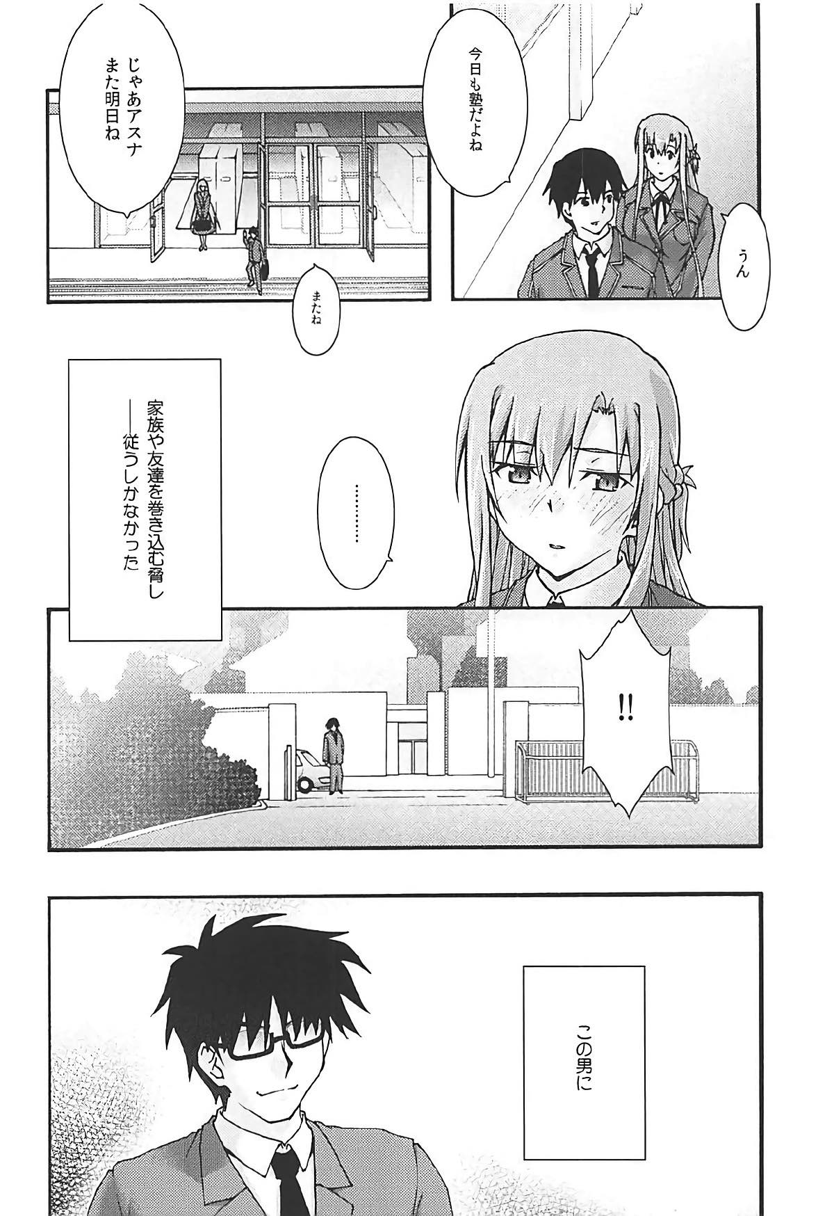 [sandglass (Uyuu Atsuno)] ochiru -asuna3- (Sword Art Online) page 5 full