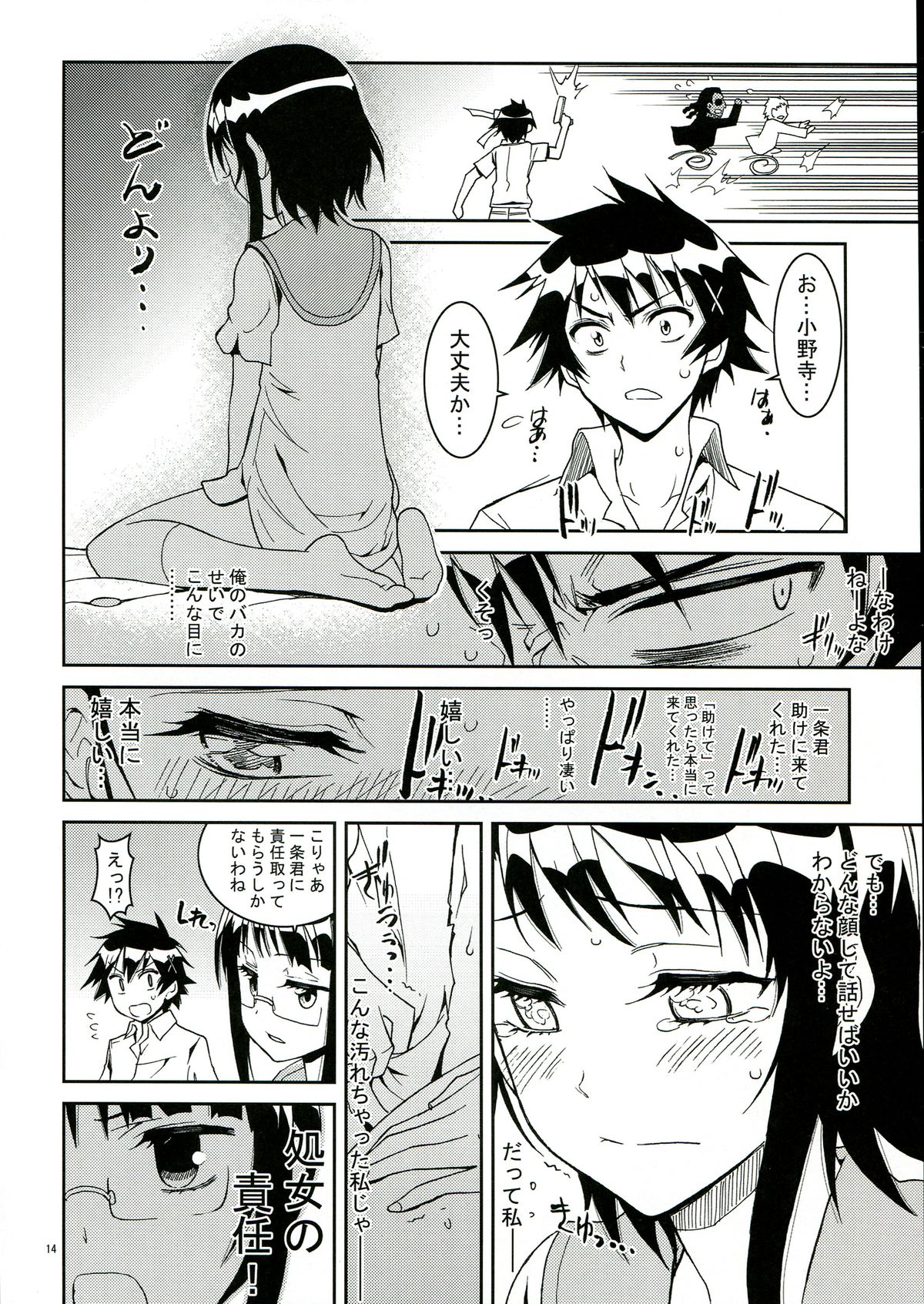 (C84) [Project Harakiri (Kaishaku)] Nisenisekoi 2 (Nisekoi) page 14 full