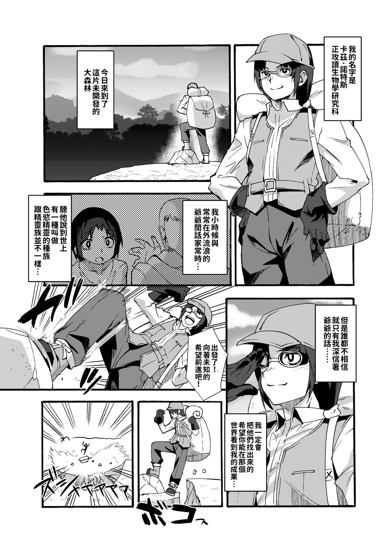 [Makuu Gundan (Shinozuka Atsuto)] Sukebe Elf Tanbouki | 色欲精靈探訪記 [Chinese] [巨乳星人個人漢化] [Digital] page 5 full