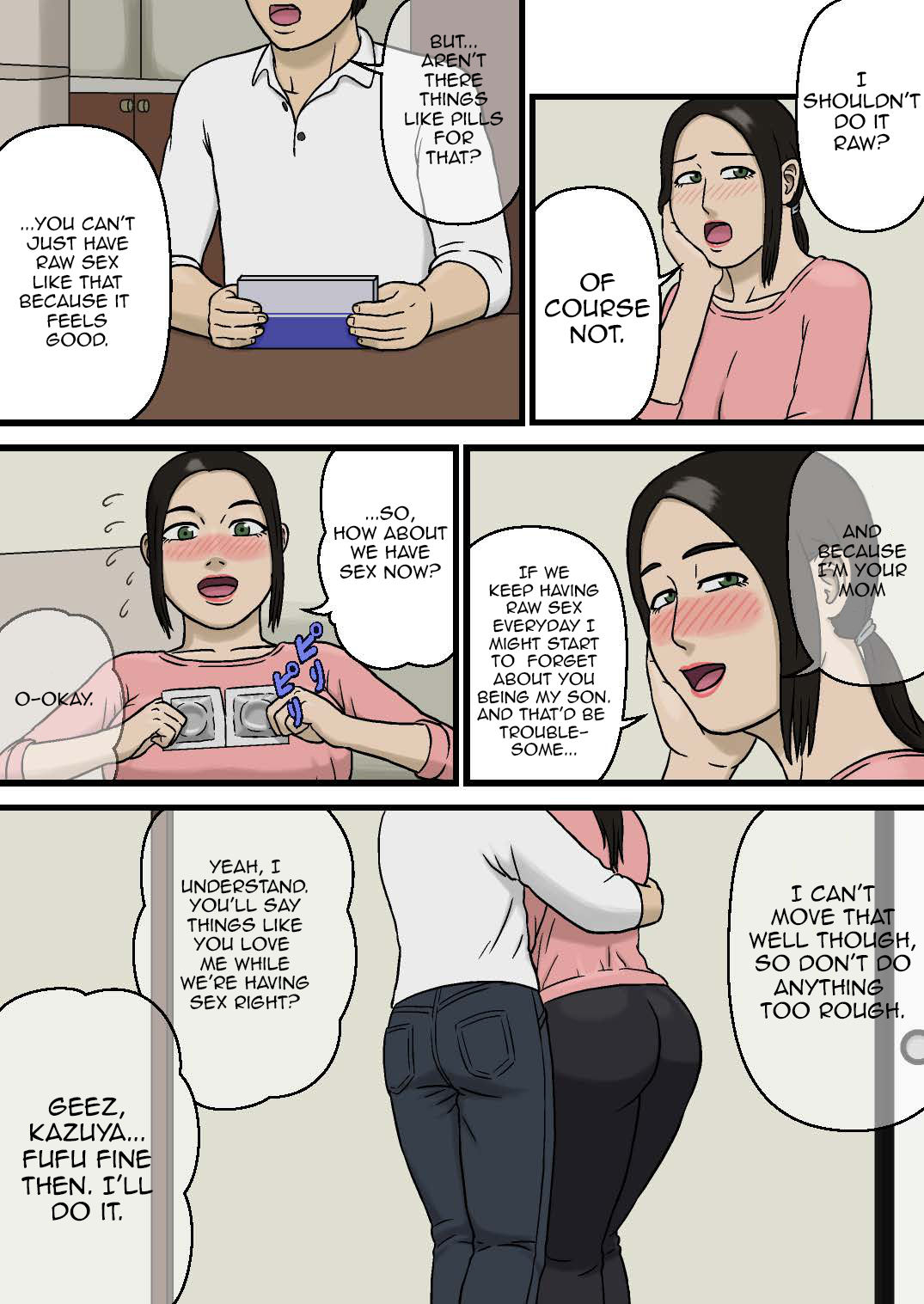 [Izayoi No Kiki] Hahaoya To Sukebe Na Musuko | A Mother And Her Perverted Son [English] [Forbiddenfetish+Ranzu02] page 10 full