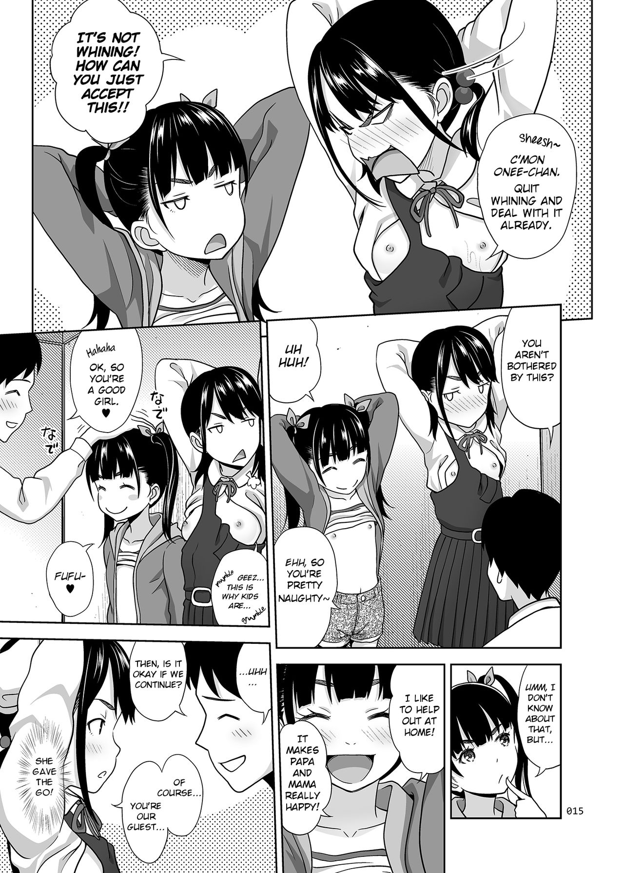 [antyuumosaku (malcorond)] Shimaidon Itadakimasu | A Taste of the Two Sisters Bowl [Digital] [English] [Learn JP With H] page 14 full