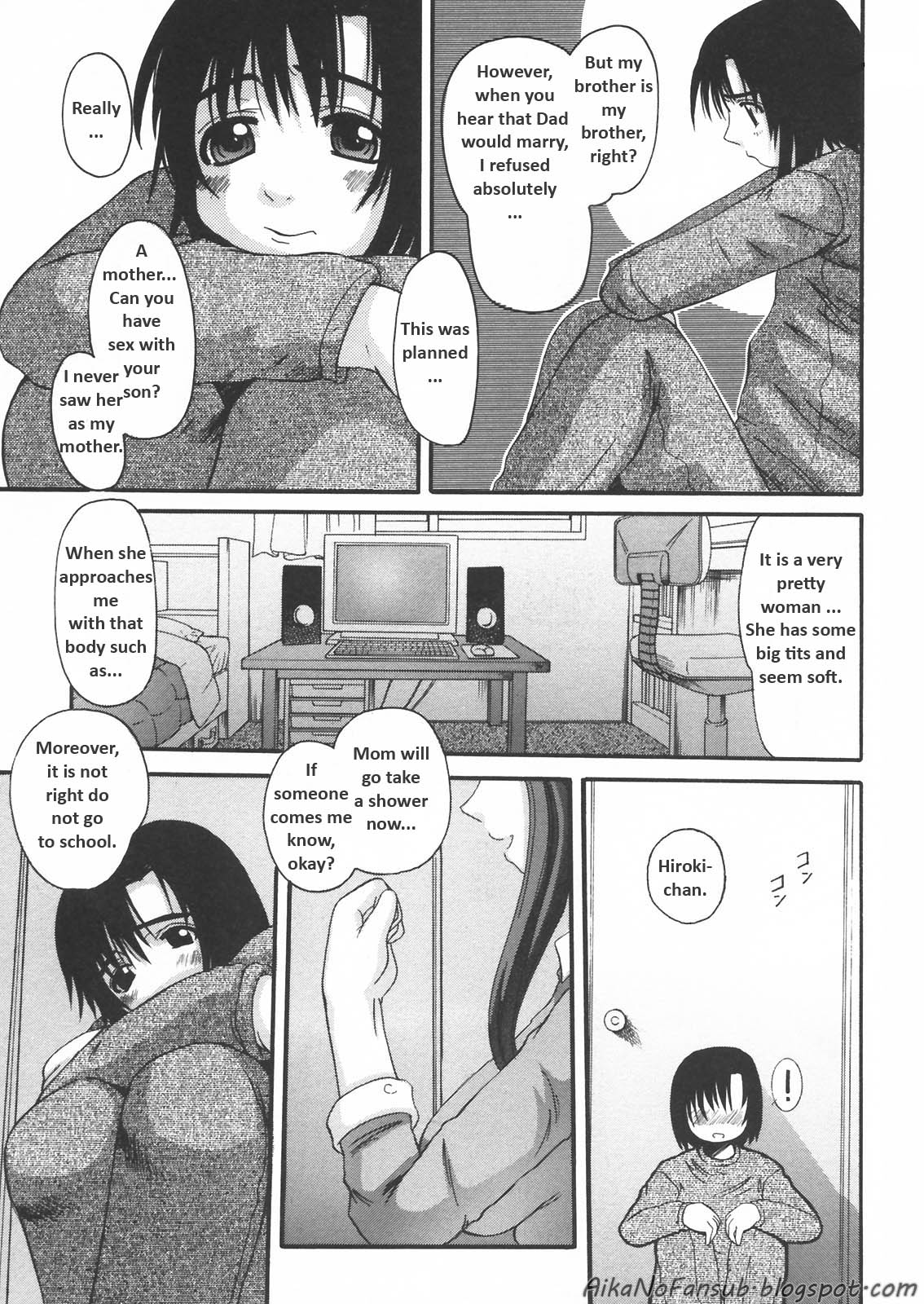 [Tenchuumaru] Mama's Sex Education (Haha to Ko no Inya - Mother's and son's indecent night -) [English] [AikaNoFansub] page 5 full