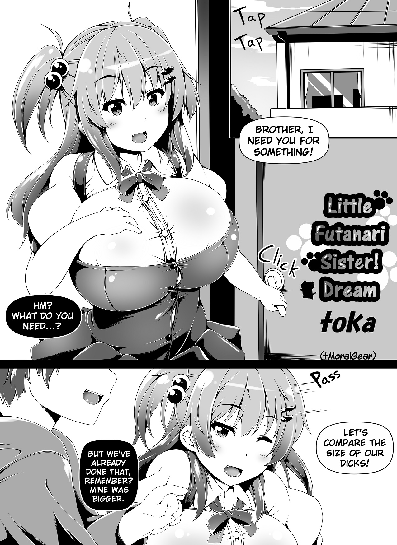 [toka] Little Futanari Sister Dream (english/japanese) page 1 full