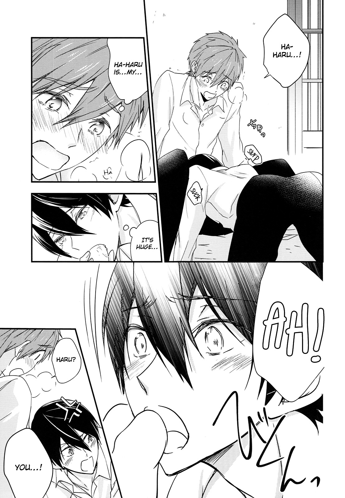 (C87) [B-LUSH (Kaukau)] TRIANGLE FUNCTION ver. DT (High☆Speed! -Free! Starting Days-) [English] [Holy Mackerel] page 14 full