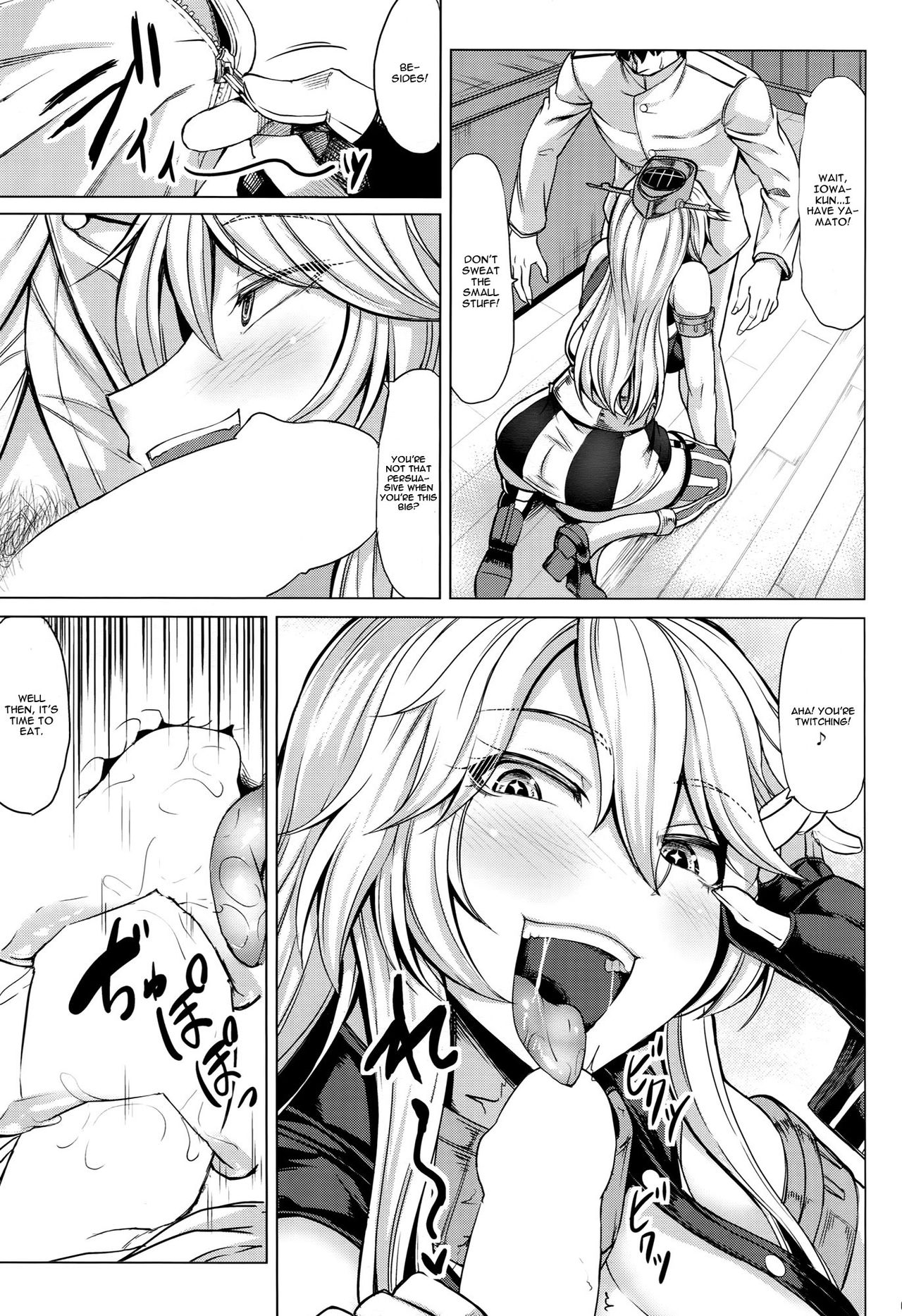 (COMIC1☆10) [Nanakorobi Yaoki (kinntarou)] Tobikkiri no Senkan VS Senkan (Kantai Collection -KanColle-) [English] [CGrascal] page 8 full