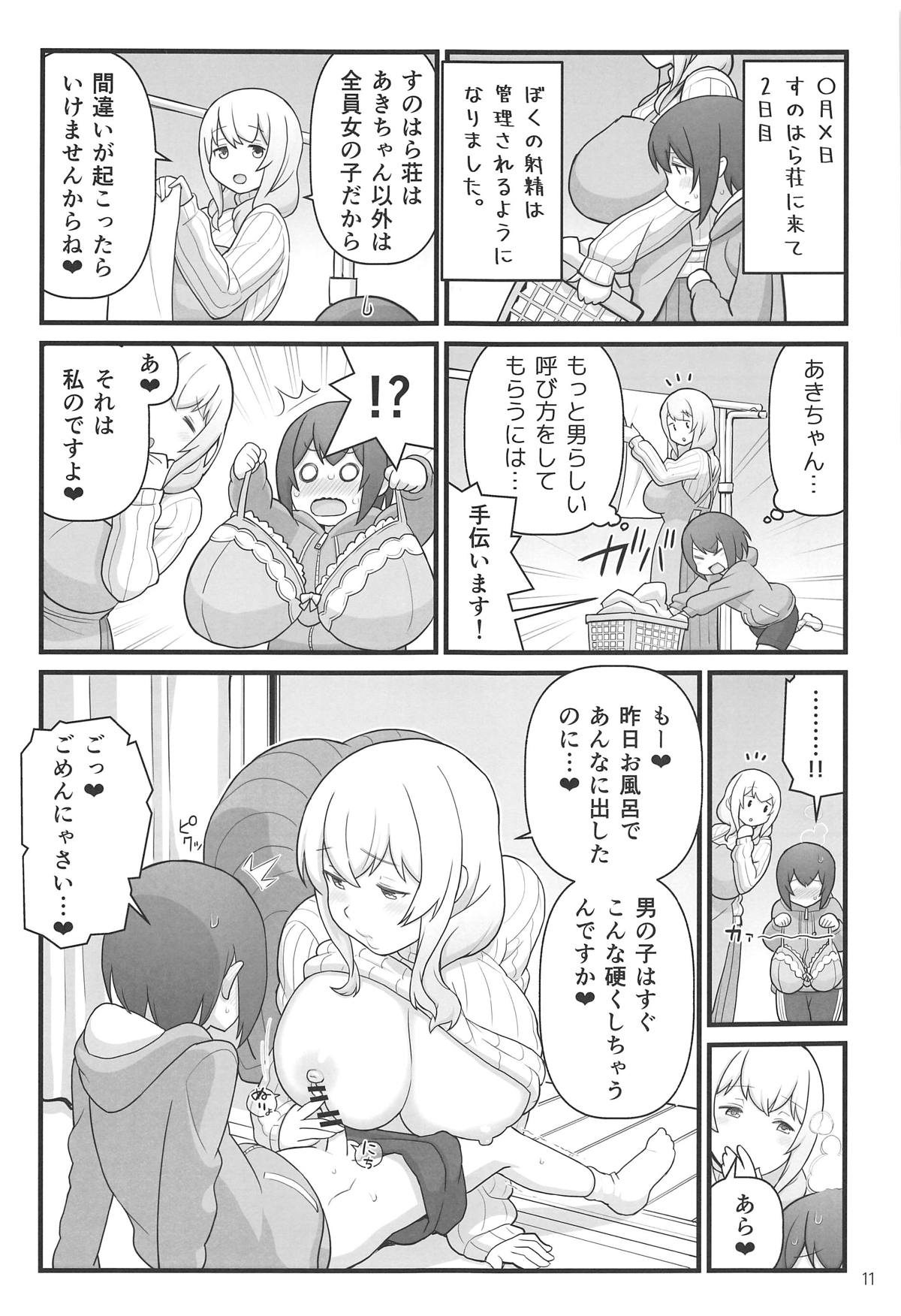 (C95) [Kakuzato-ichi (Kakuzatou)] Akkun no Nikkichou (Sunohara-sou no Kanrinin-san) page 11 full