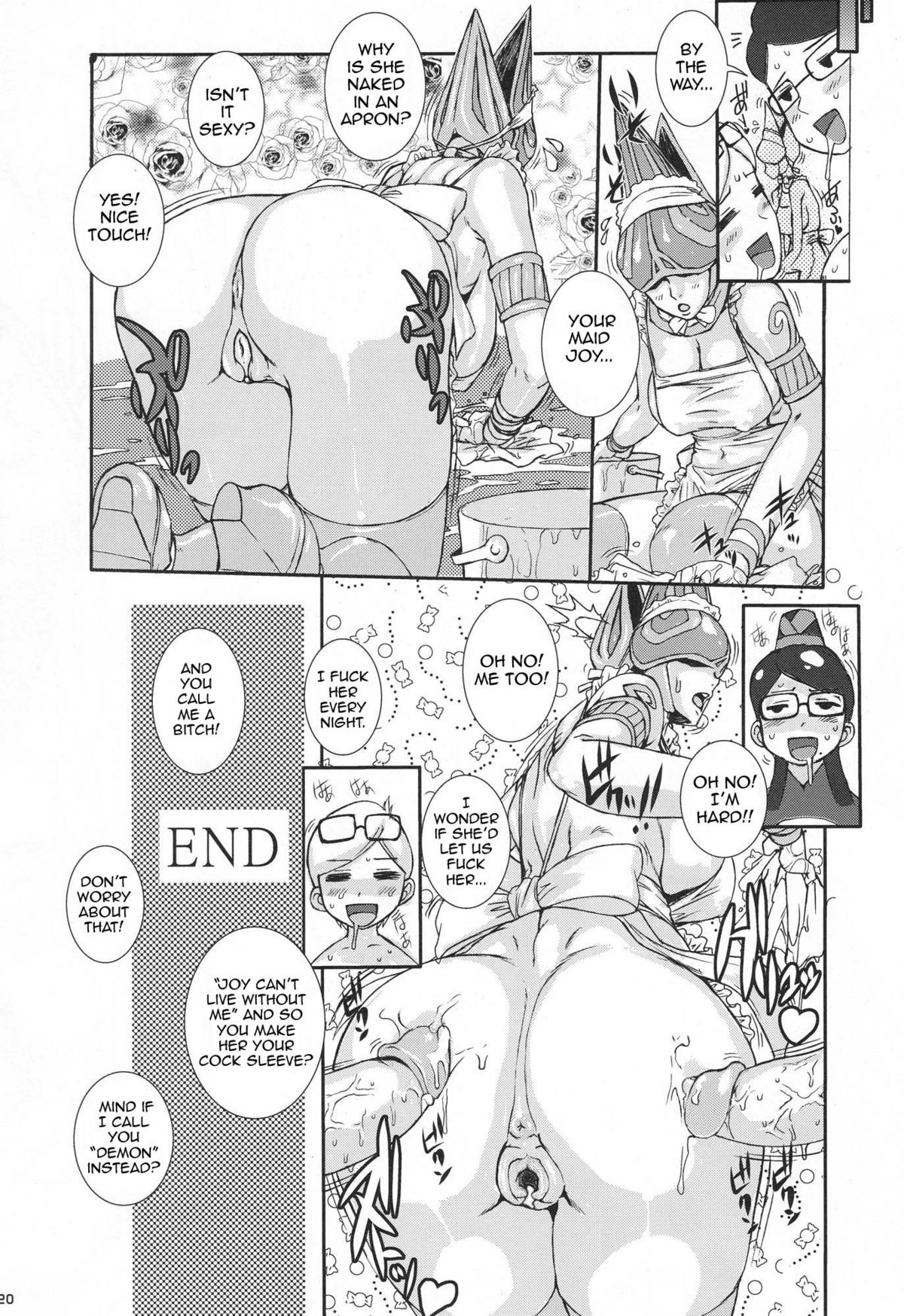 (COMIC1☆4) [Escargot Club (Juubaori Mashumaro)] Bitch & Fetish 2 - Stupid Spoiled Whores (Bayonetta) [English] {doujin-moe.us} [Decensored] [Incomplete] page 19 full