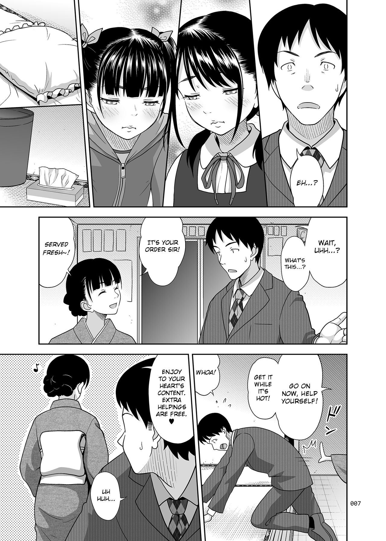 [antyuumosaku (malcorond)] Shimaidon Itadakimasu | A Taste of the Two Sisters Bowl [Digital] [English] [Learn JP With H] page 6 full