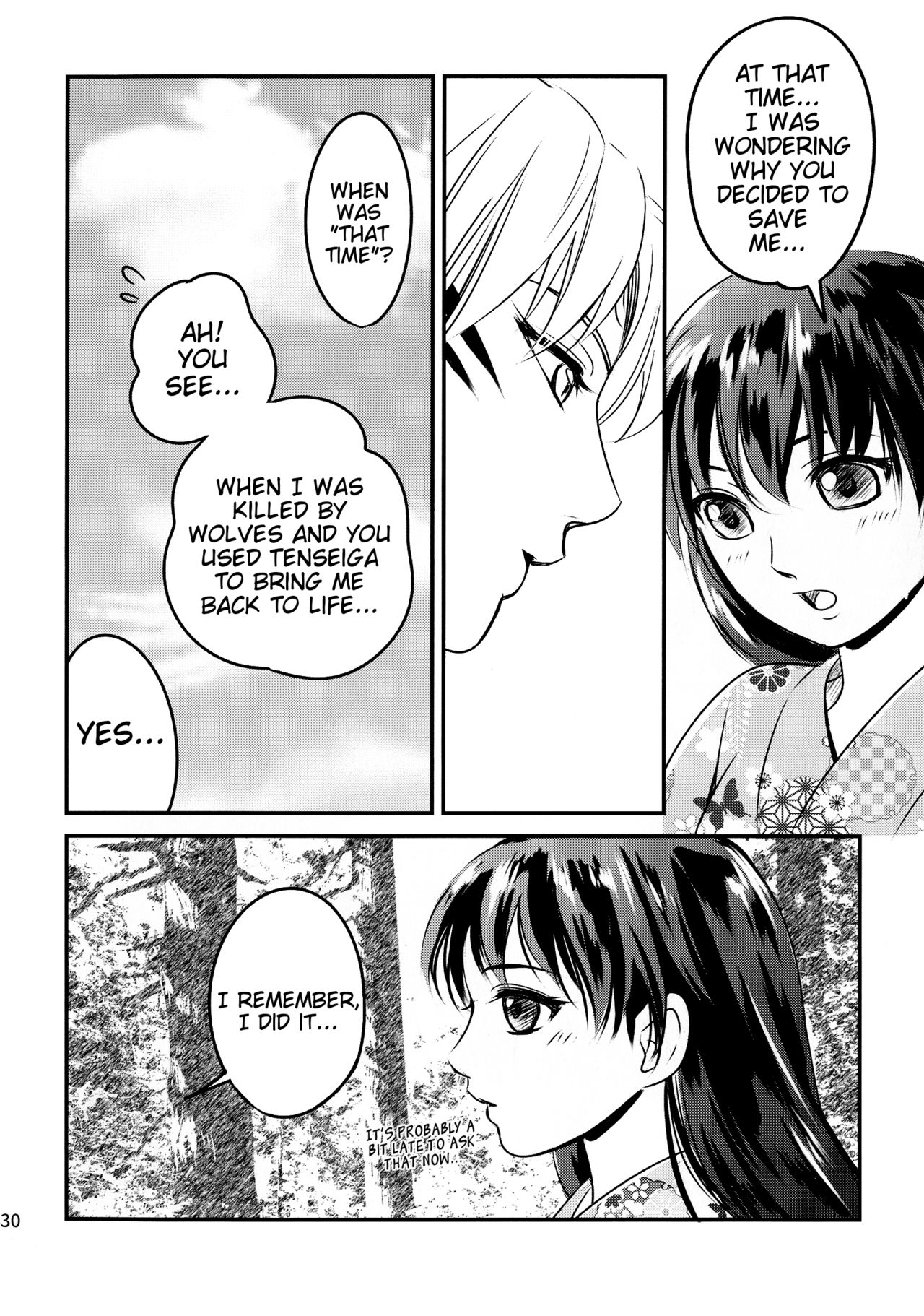 (HaruCC23) [Kasha (Umezo)] Koi Urara -Ge- | Beautiful Love -Bottom- (Inuyasha) [English] [EHCove] page 30 full