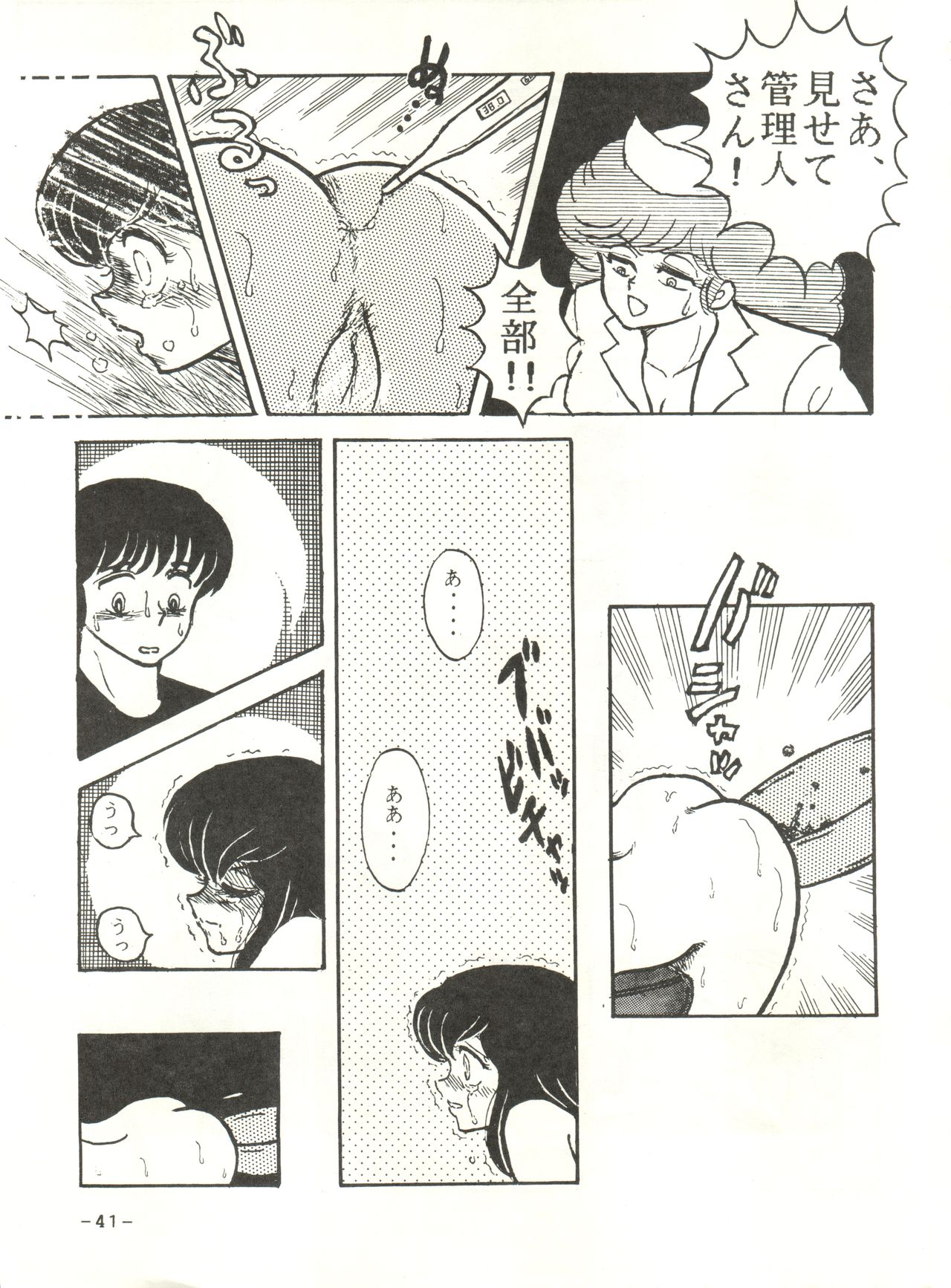 [STUDIO SHARAKU (Sharaku Seiya)] Mibojin Geshuku 2 (Maison Ikkoku) page 40 full