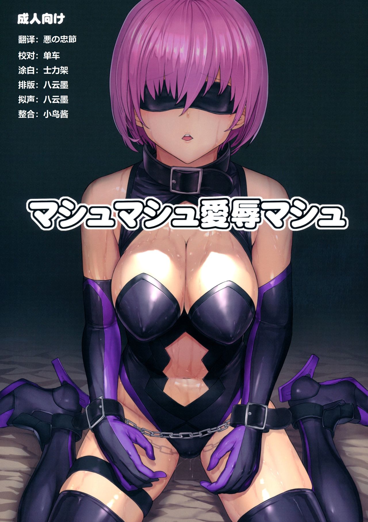 (C96) [Dairiseki (Hakaba)] Mash Mash Aijoku Mash (Fate/Grand Order) [Chinese] [这很恶堕汉化组] page 1 full