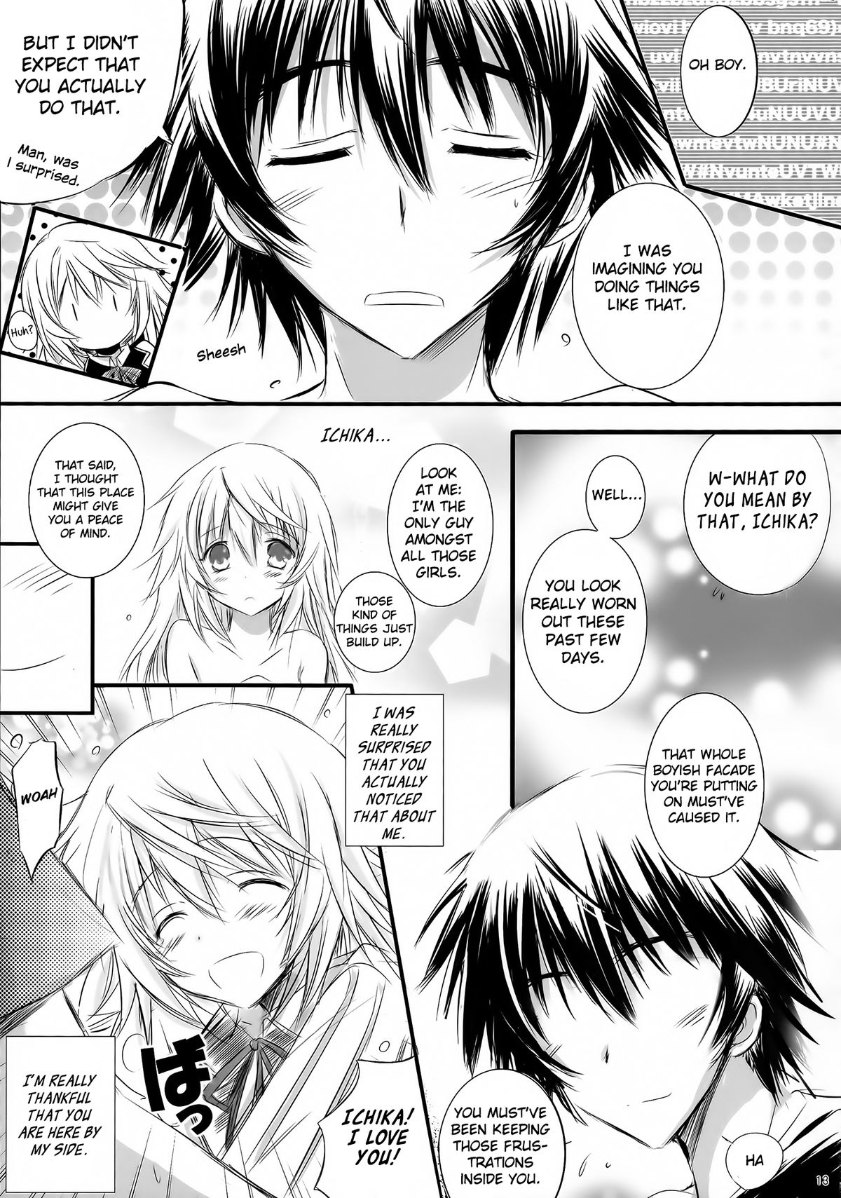 (C86) [SONIC WINTER (Tsukishima Kai)] Kimi ga Iru kara (Infinite Stratos) [English] [Rapid Switch] page 13 full