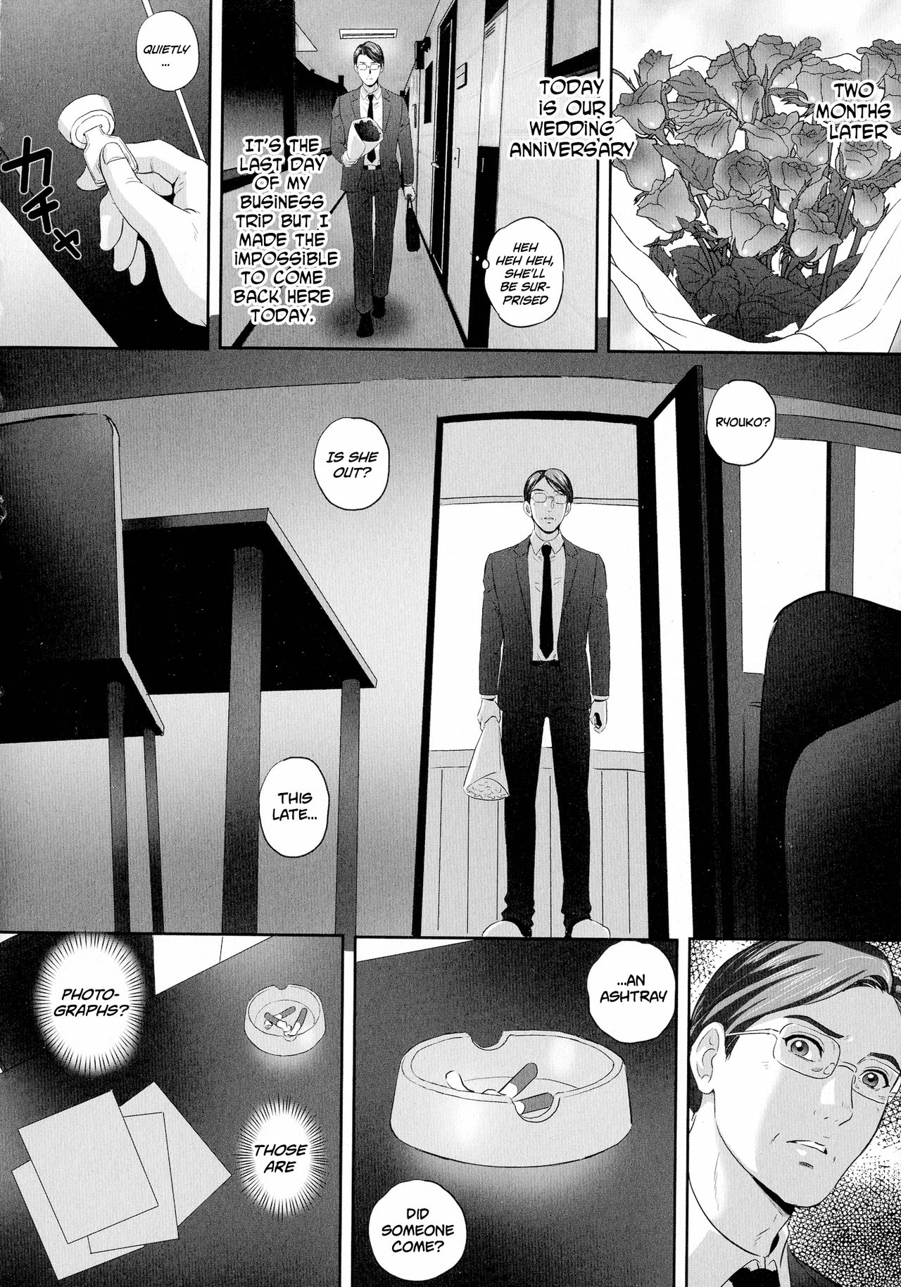 [MON-MON] Tonight, my wife is being exposed and... (Koyoi, Tsuma ga Sarasarete…) [English] [Pretty anon] page 4 full