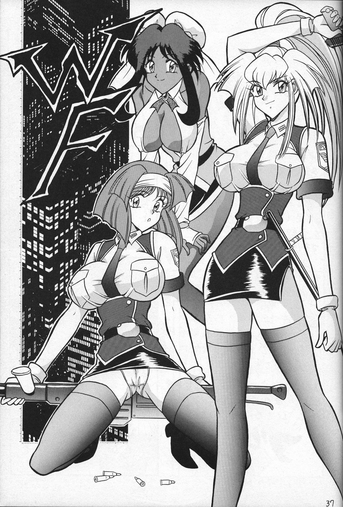 (CR34) [Mutsuya (Mutsu Nagare)] Daiba (Divergence Eve, Burn Up W) page 36 full