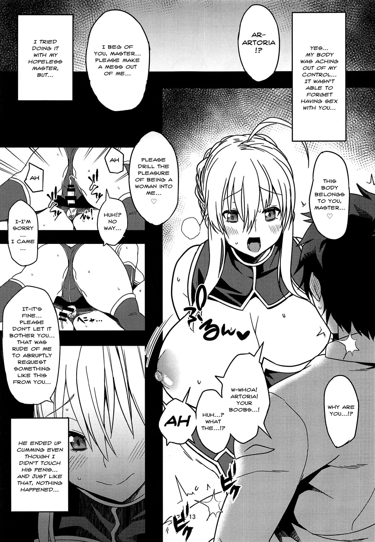 (C95) [Rorinoutage (Shimantogawa)] Ore no Artoria ga | My Artoria Is (Fate/Grand Order) [English] [Nisor] page 12 full