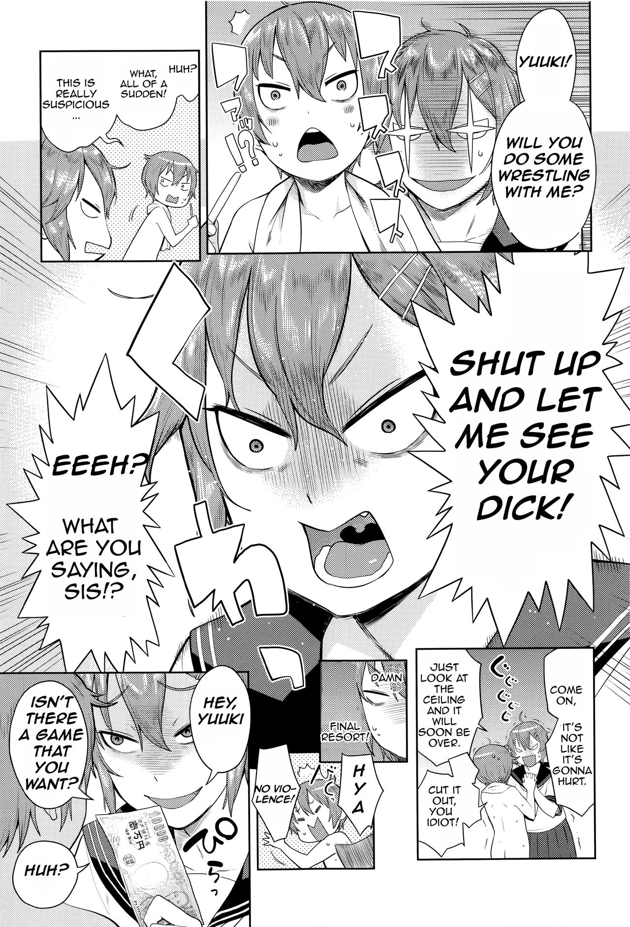 [Agata]  Oneshota Rape ~Yajuu  Kashita Ane | Sister Shota Rape ~Sister Becomes a Wild Beast~ (Ane x Pako² [Kyuukyokuban])[English][Amoskandy] page 5 full