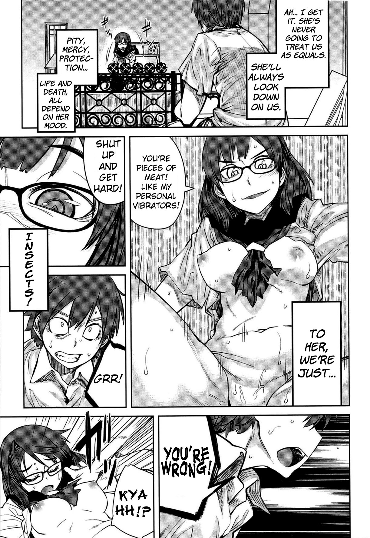 [Shimimaru] QUEENS GAME [English] page 36 full
