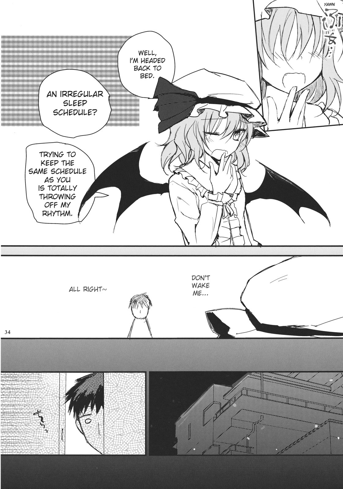(Reitaisai 9) [Mikkamisaki (Nadzuka)] Remilia ga Genjitsukyou Iri | Remilia in My Hometown in Reality (Touhou Project) [English] [Yendi] page 34 full