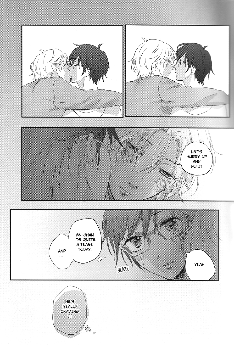 (Muteki no LOVE Prince) [ajiMi (Maiji)] Suki Suki Skin (Binan Koukou Chikyuu Bouei-bu LOVE!) [English] [ebil_trio] page 16 full