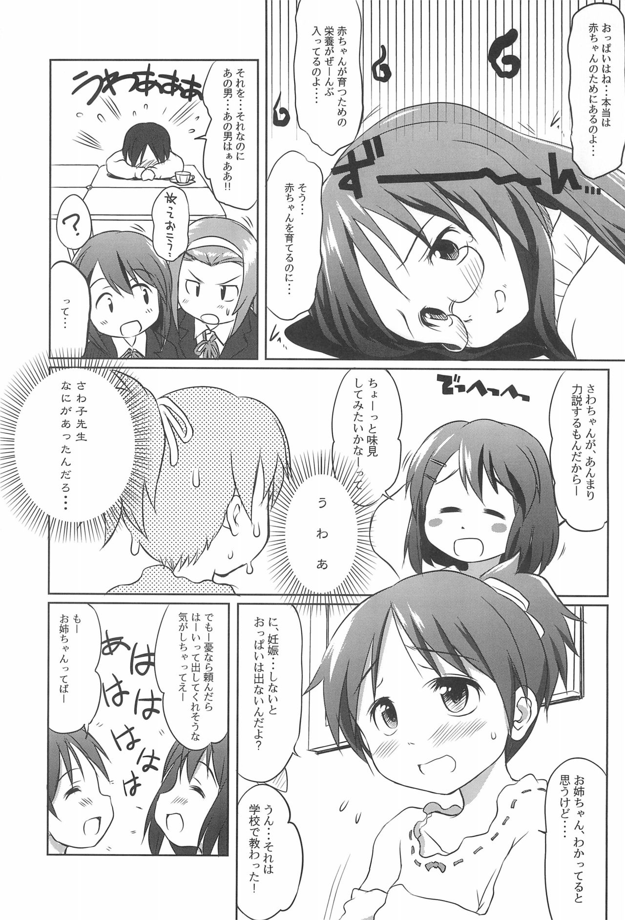 (COMIC1☆4) [Wancho-ke (Wancho)] Shita kara K-ON o Mitemiyou (K-ON!) page 7 full