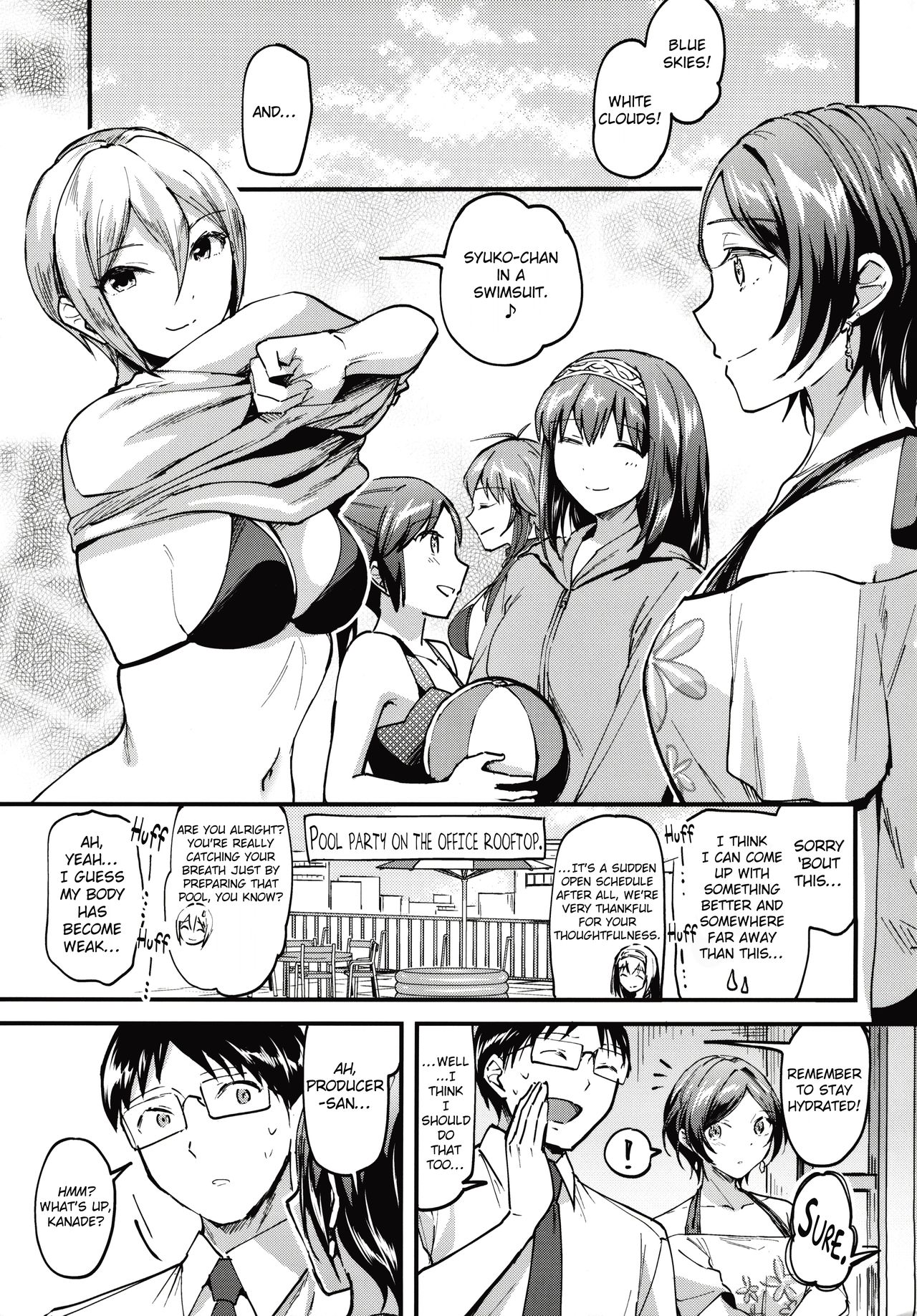 [Jagabata (Kuguri Oimo)] Kanade ga Mizugi ni Kigaetara (THE IDOLM@STER CINDERELLA GIRLS) [English] [obsoletezero] page 2 full