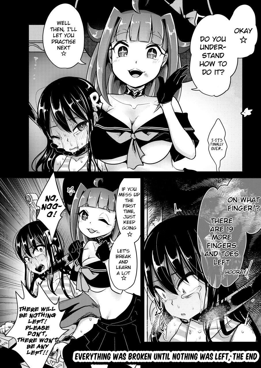 [Dennou Chocolate (AwA)] Ryona zukan ~ yubi seme gankyuu seme ~ [English] [PervyLyra] [Digital] page 12 full