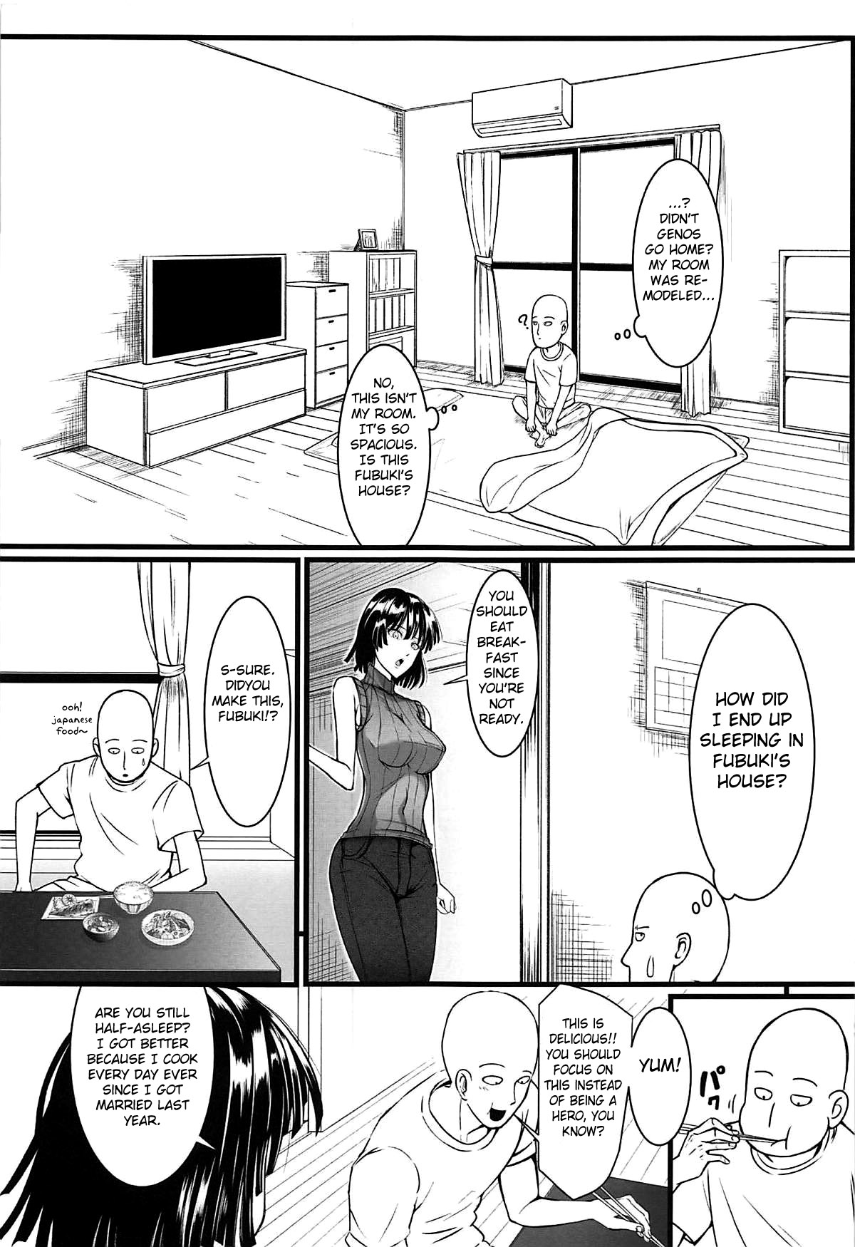(C94) [Uchuu ☆ Porta (Kawa)] Dekoboko Love sister 3-gekime (One Punch Man) [English] [FC] page 5 full