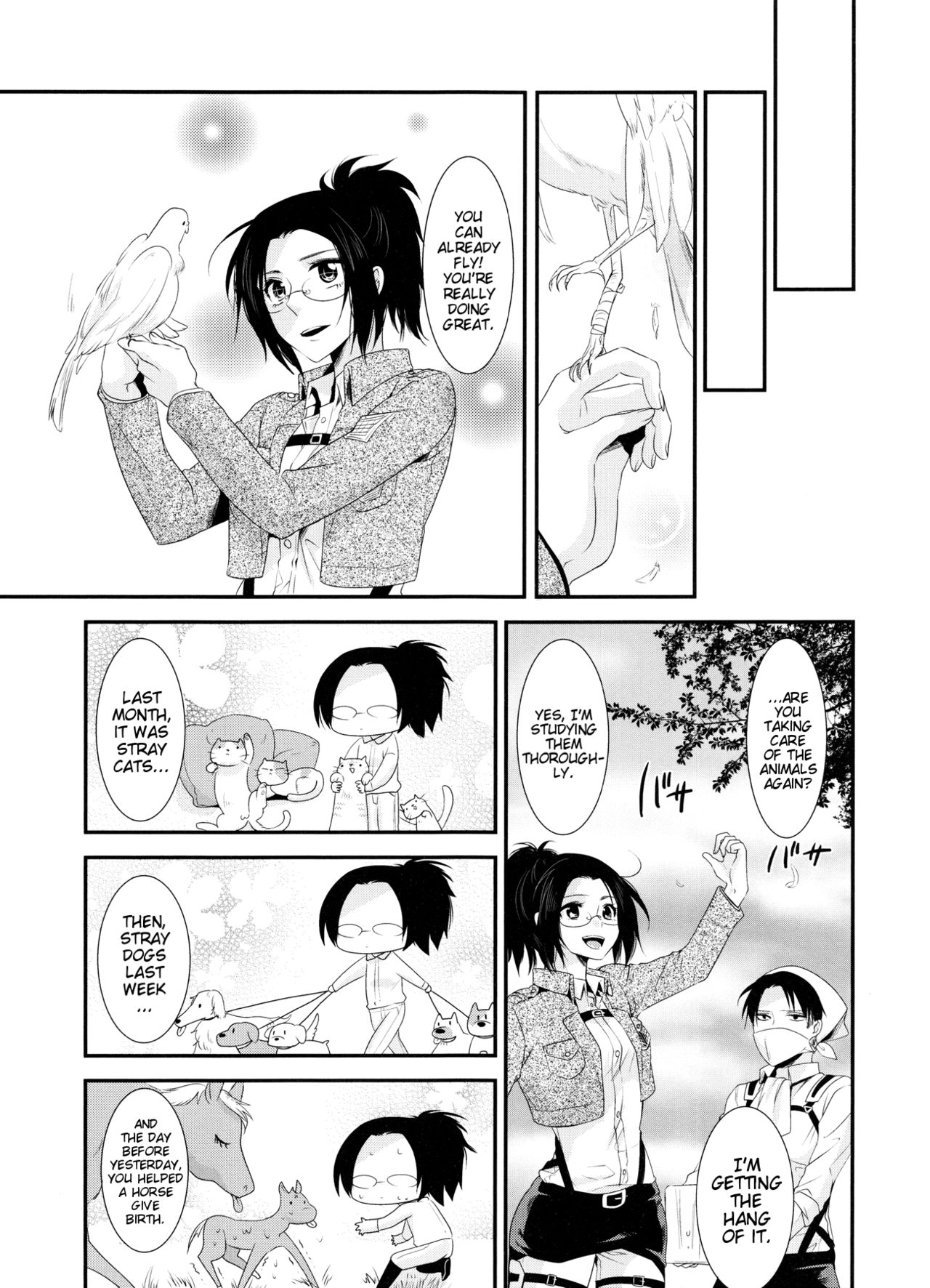 (C86) [Kiseki (Kisaki Noa)] kiss me once again 1-2 (Shingeki no Kyojin) [English] [Ongoing] [EHCove] page 15 full