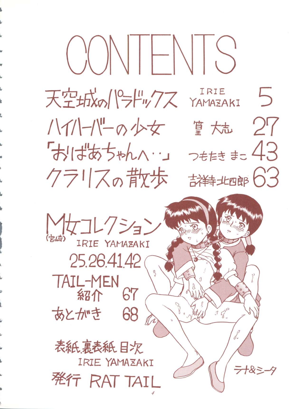 (C53) [RAT TAIL (Various)] TAIL-MEN HAYAO MIYAZAKI BOOK (Various) page 4 full