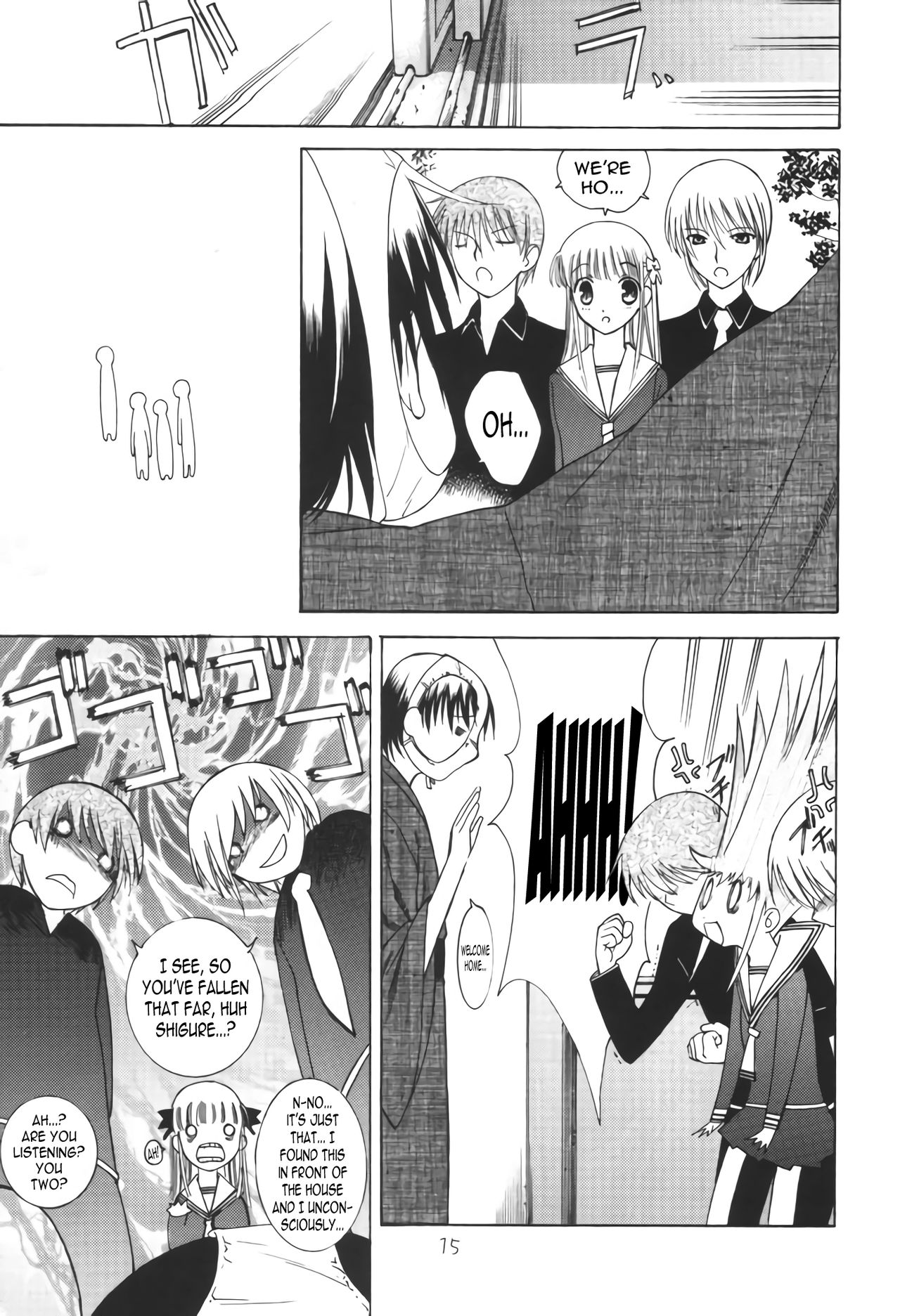 (SC15) [Oh!saka Spirits (Aiyama Toshikazu, Ugeppa)] Momoiro Kataomoi (Fruits Basket) [English] [N04h] page 14 full